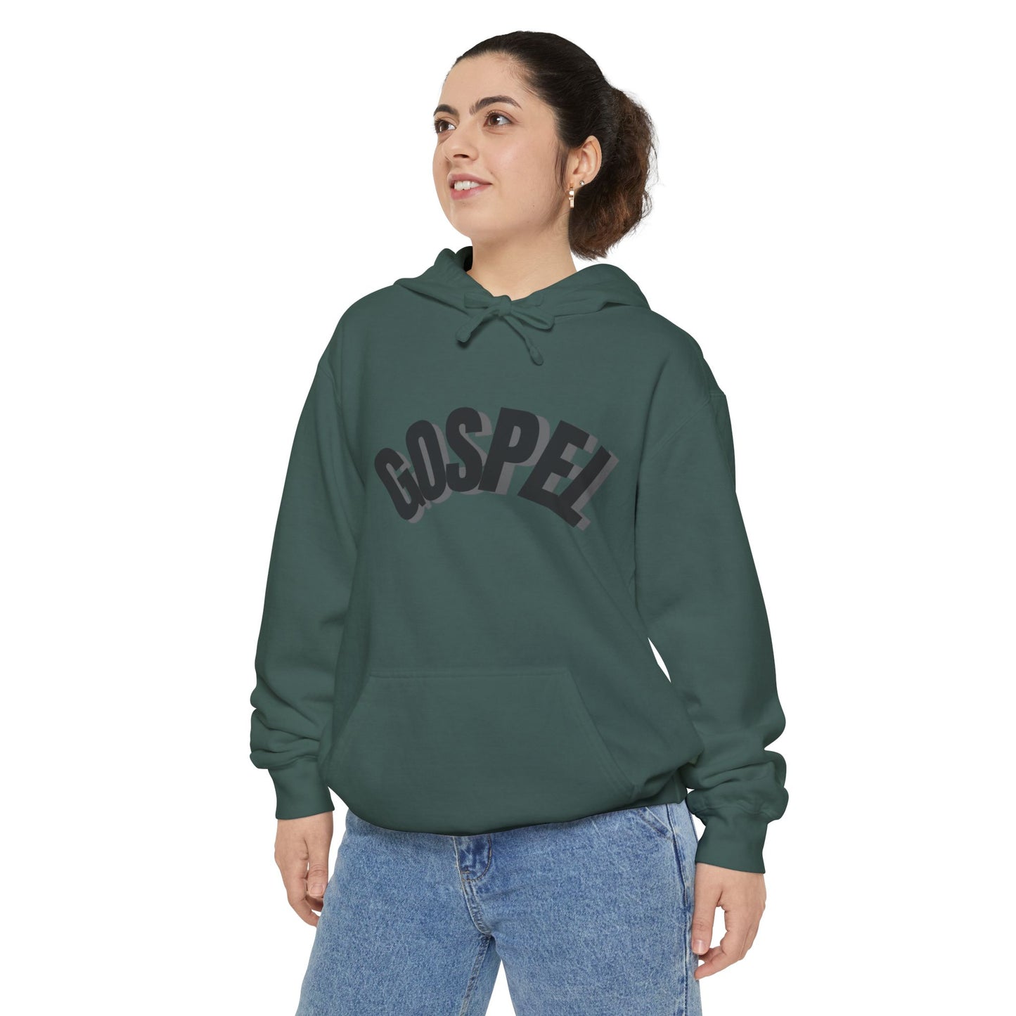 Gospel Unisex Garment-Dyed Hoodie - Casual Comfort for Faith-Inspired Style