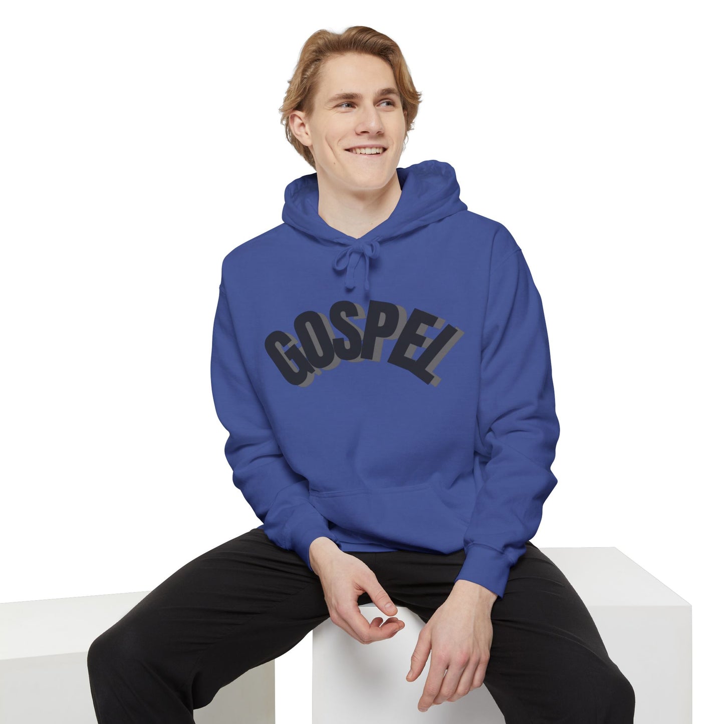 Gospel Unisex Garment-Dyed Hoodie - Casual Comfort for Faith-Inspired Style