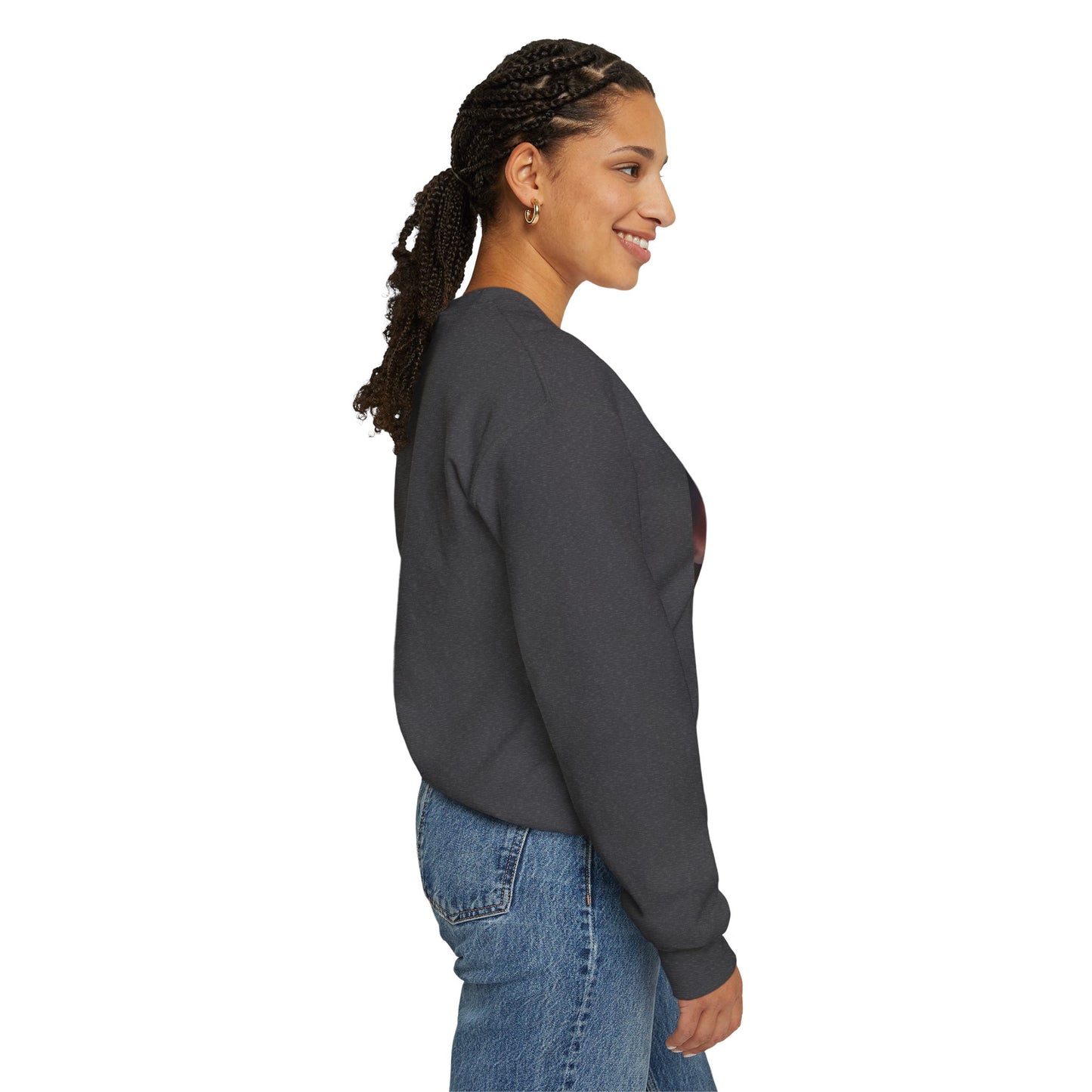Women's Graphic Crewneck Sweatshirt - Exodus 3:2-5 Burning Bush