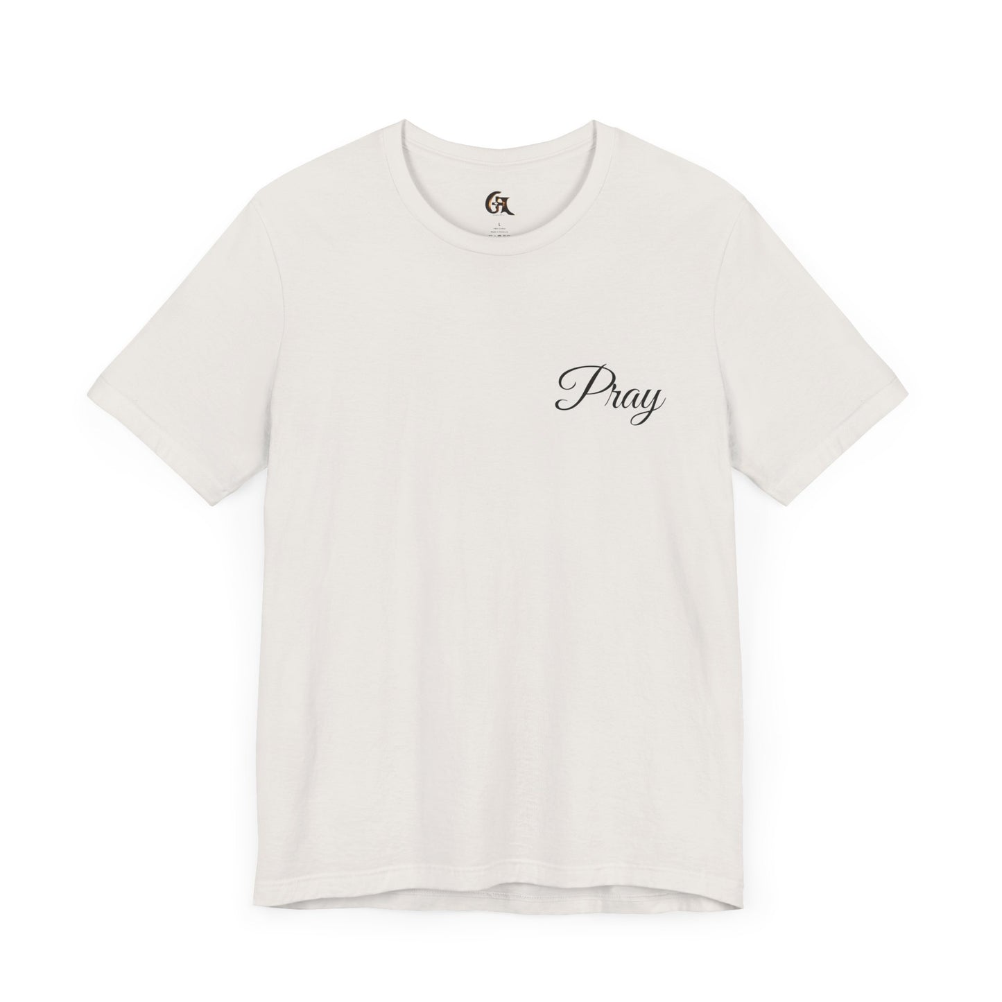 Pray Unisex Jersey Short Sleeve Tee - Inspirational Apparel for Faith