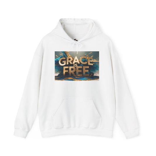 Grace is Free Unisex Hooded Sweatshirt - Inspirational Casual Wear