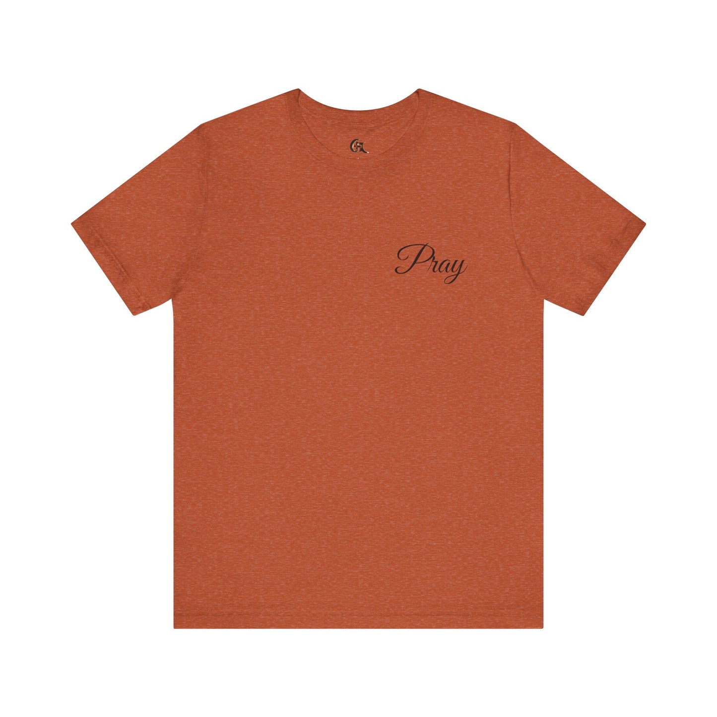 Pray Unisex Jersey Short Sleeve Tee - Inspirational Apparel for Faith