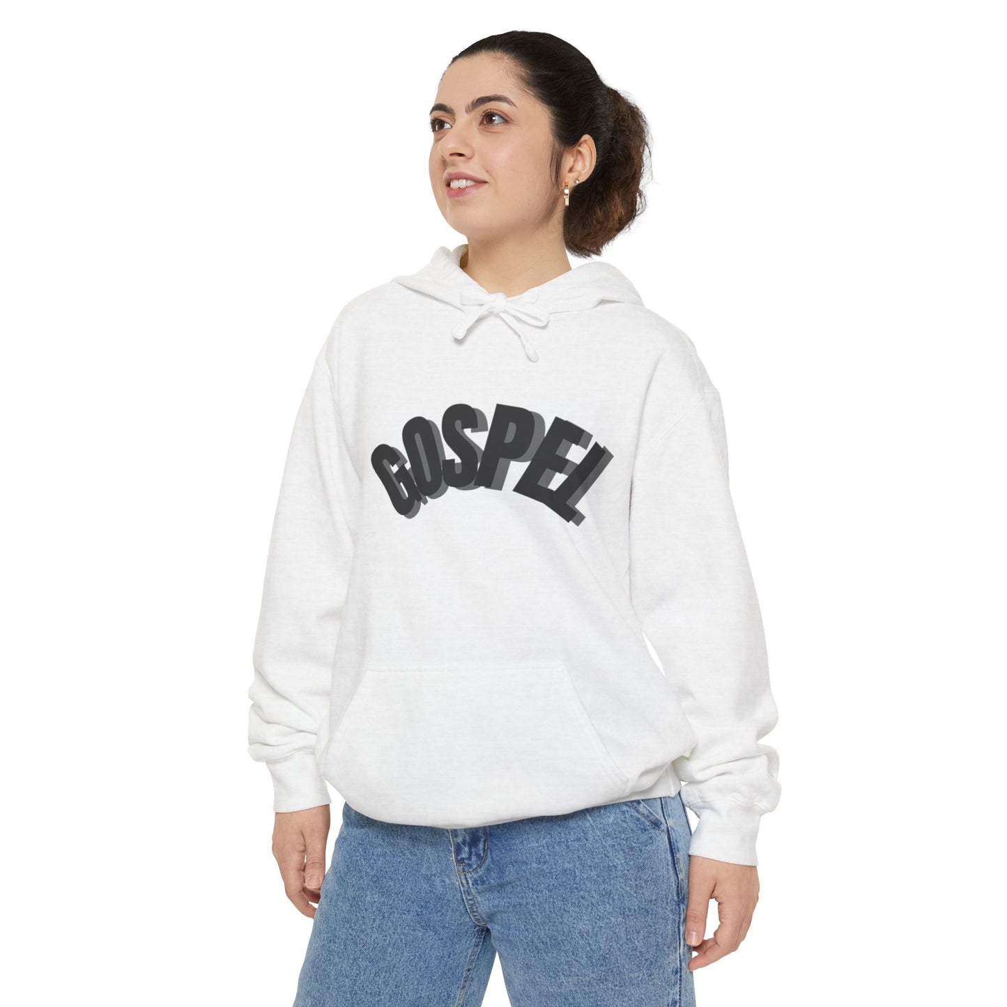 Gospel Unisex Garment-Dyed Hoodie - Casual Comfort for Faith-Inspired Style