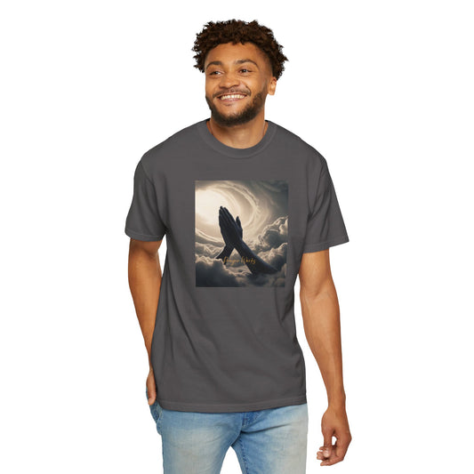 Praying Hands Unisex Garment-Dyed T-Shirt - Spiritual for Everyday Wear