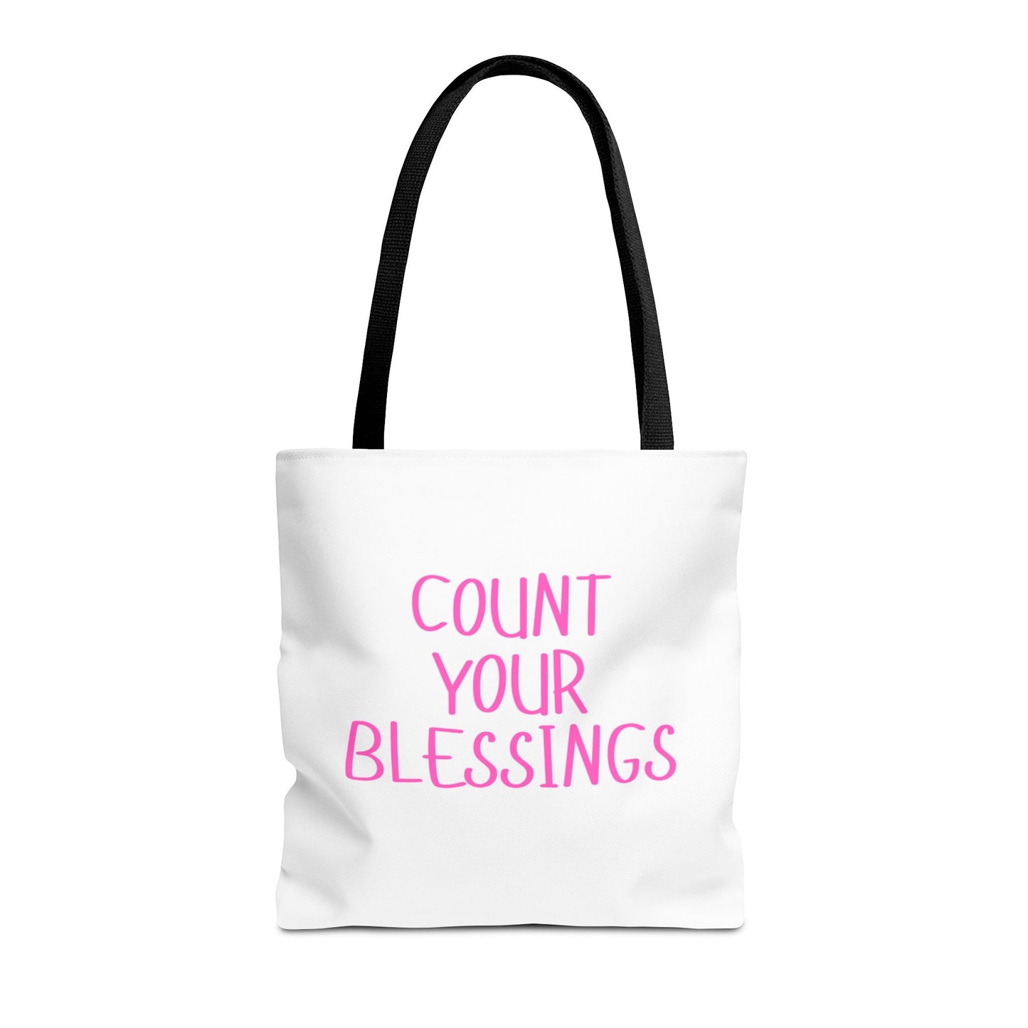 Inspirational Tote Bag - Count Your Blessings