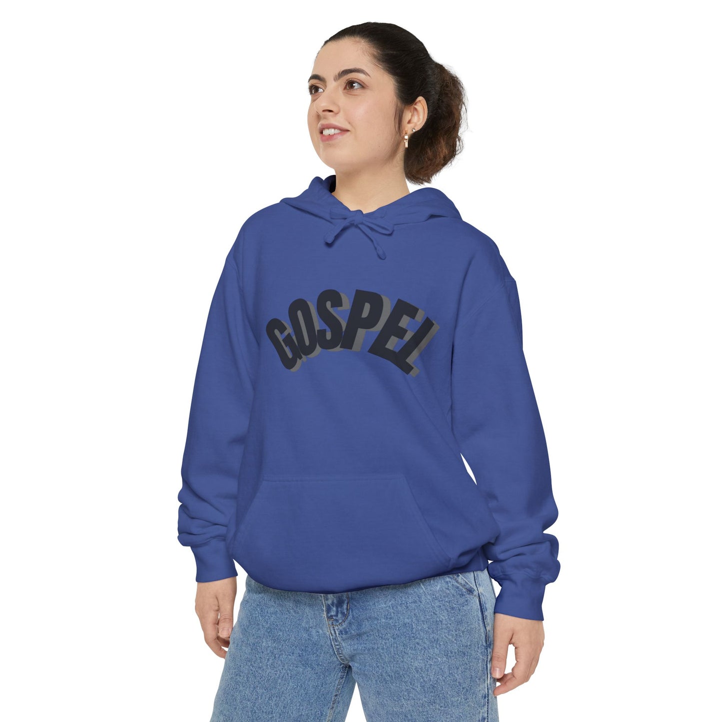 Gospel Unisex Garment-Dyed Hoodie - Casual Comfort for Faith-Inspired Style