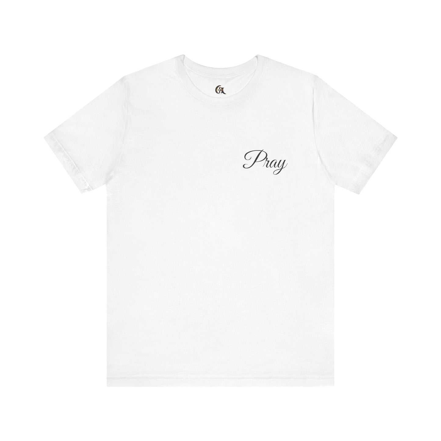 Pray Unisex Jersey Short Sleeve Tee - Inspirational Apparel for Faith