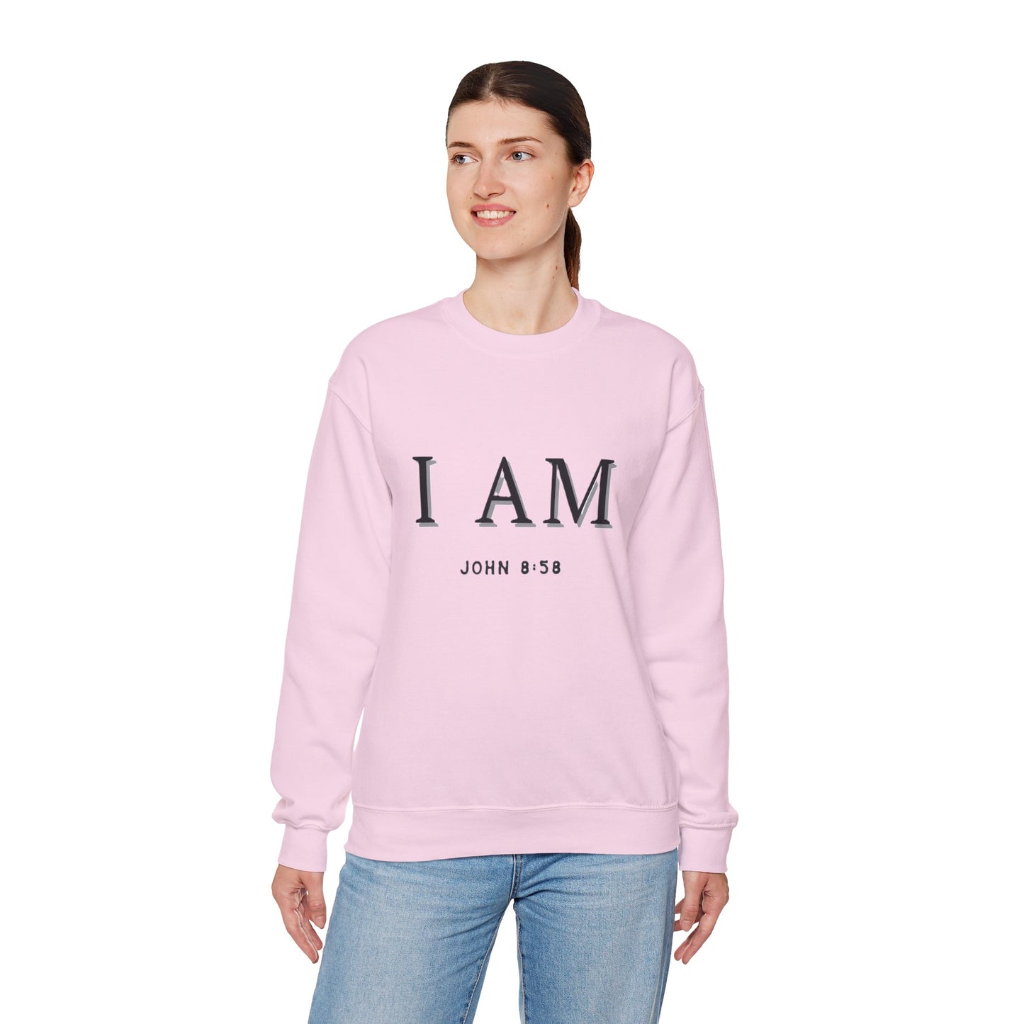 Women's Inspirational I AM Crewneck Sweatshirt -John 8:58