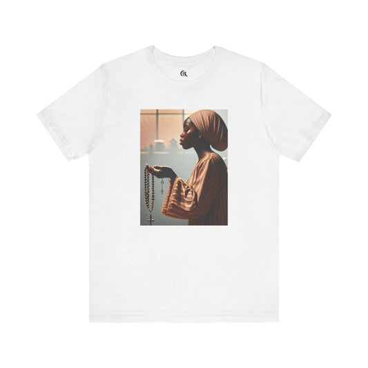 Women's Spiritual Serenity Jersey Tee - Faith & Reflection