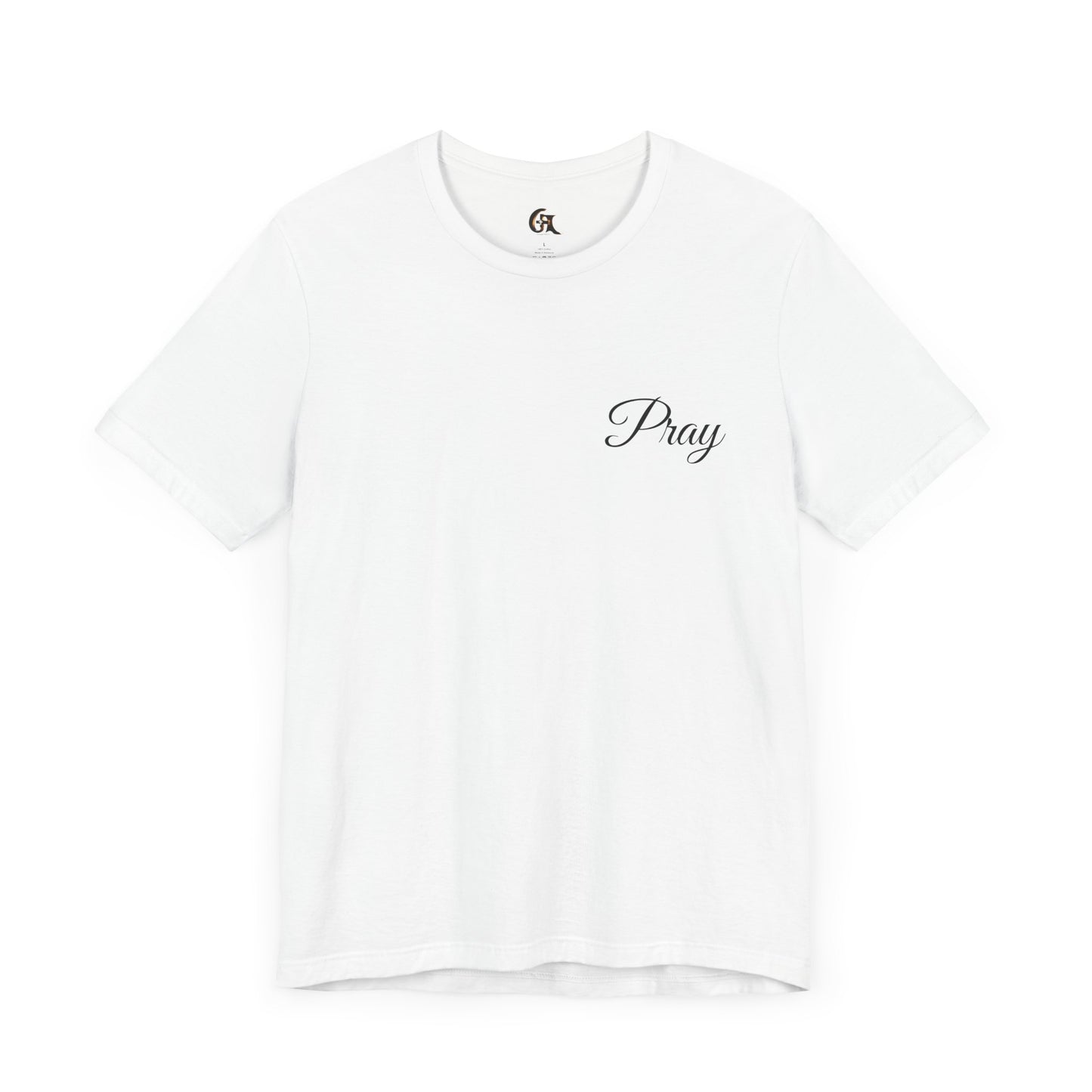 Pray Unisex Jersey Short Sleeve Tee - Inspirational Apparel for Faith