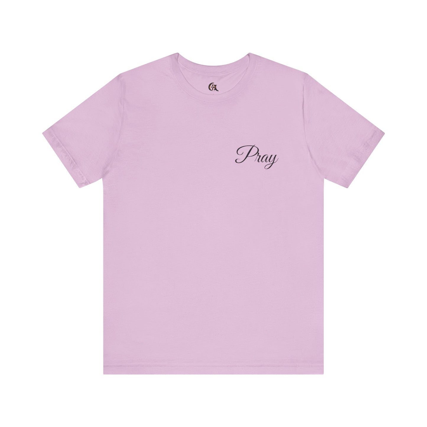 Pray Unisex Jersey Short Sleeve Tee - Inspirational Apparel for Faith