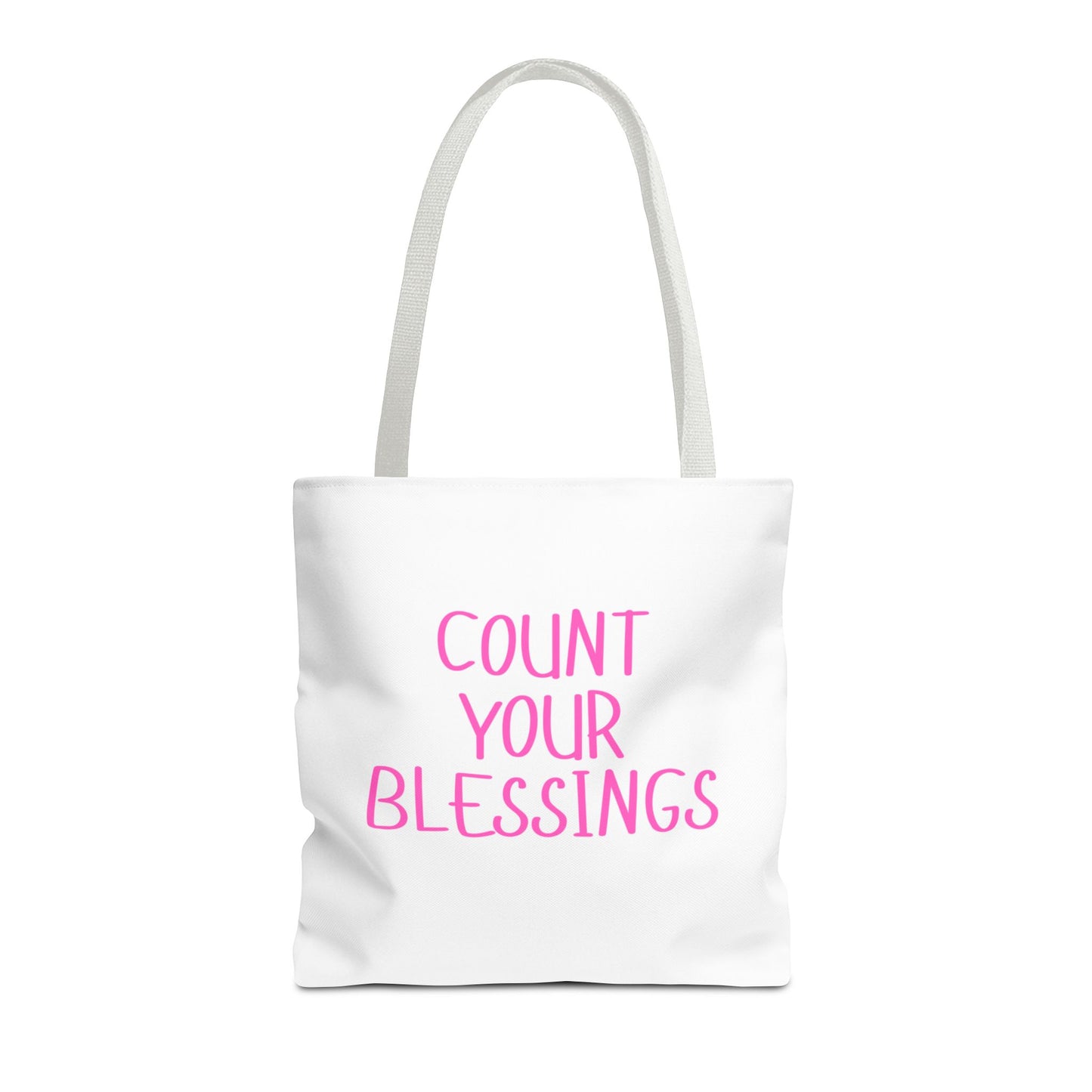 Inspirational Tote Bag - Count Your Blessings