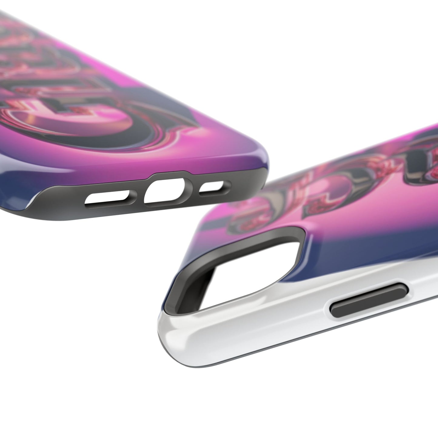 Magnetic iPhone Case - 'Grace' Design for Stylish Protection