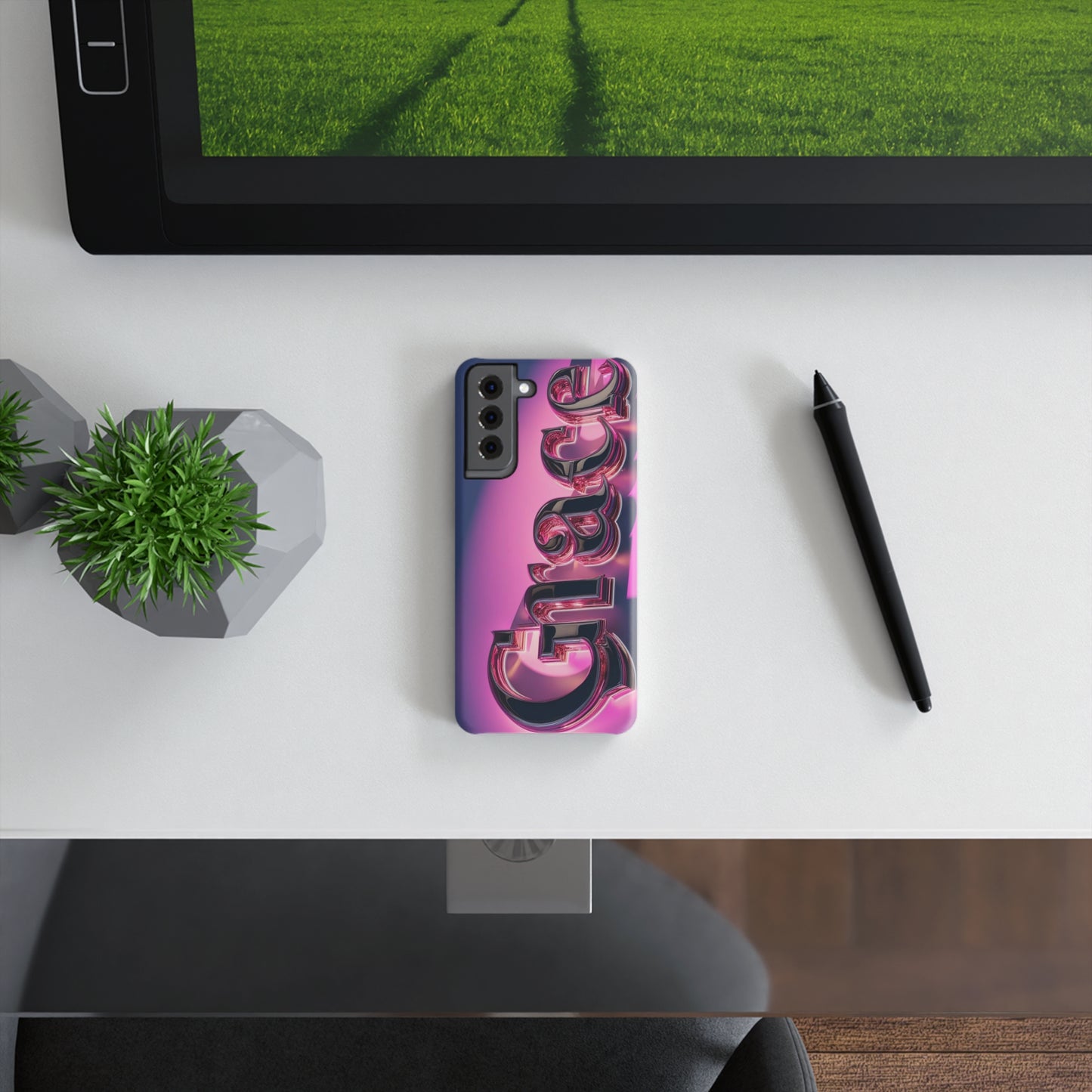 Galaxy phone Slim Snap Case with ‘Grace’ Design