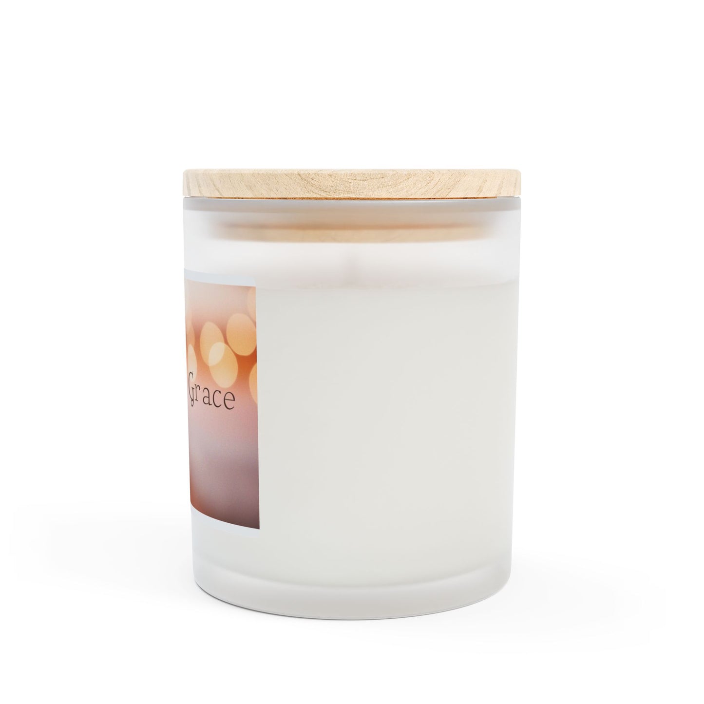 Frosted Glass Candle - Saved by Grace - 11oz Aromatherapy Lavender