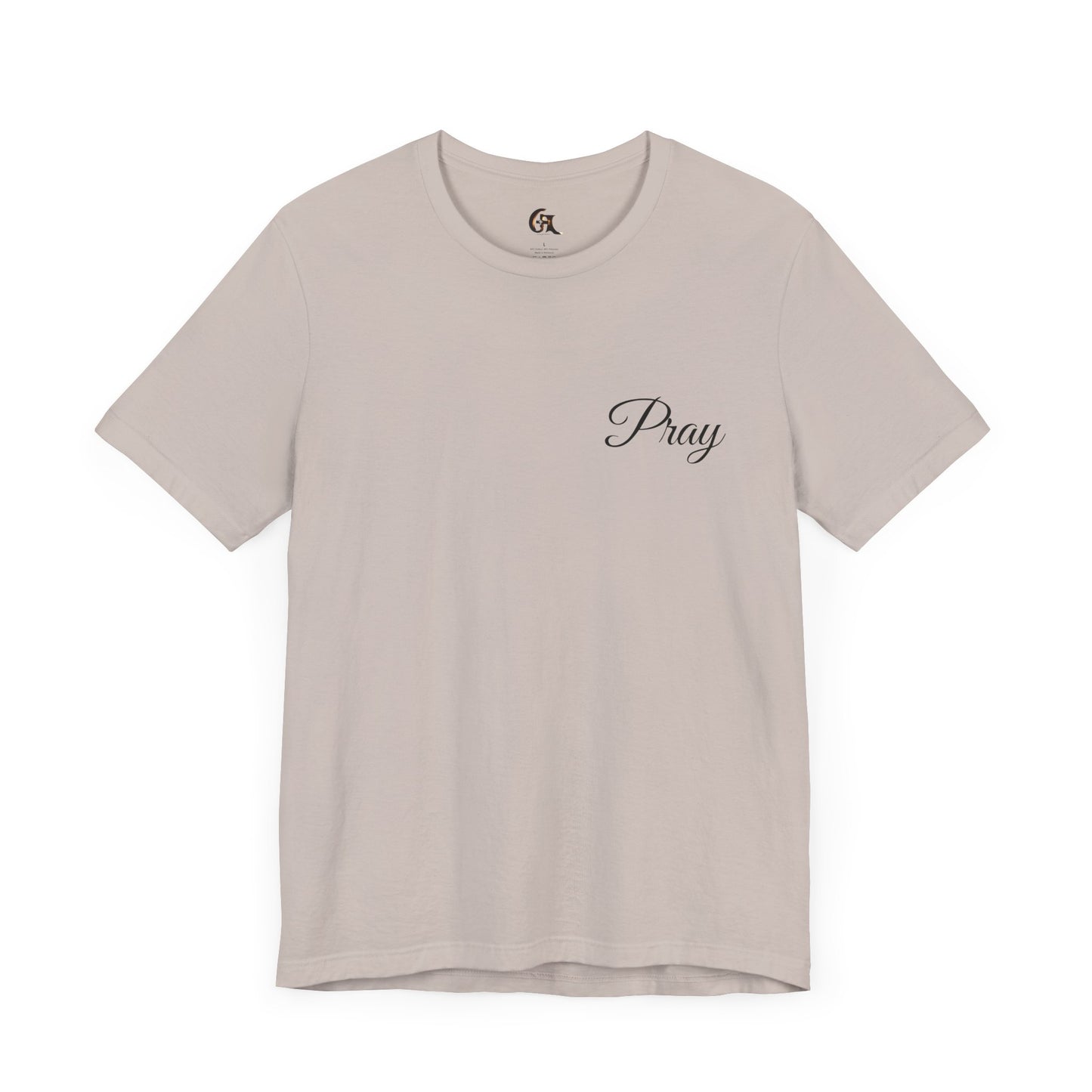Pray Unisex Jersey Short Sleeve Tee - Inspirational Apparel for Faith
