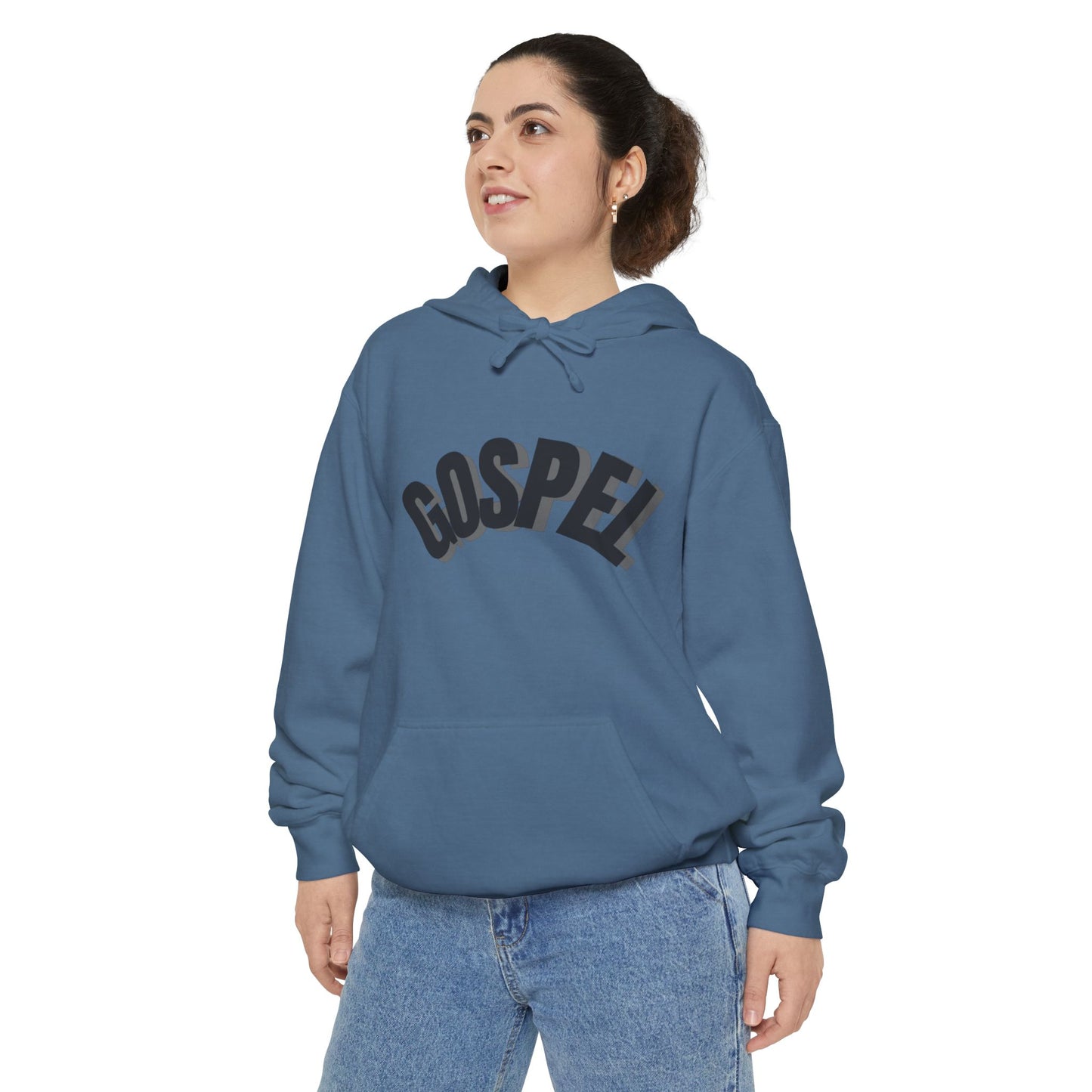 Gospel Unisex Garment-Dyed Hoodie - Casual Comfort for Faith-Inspired Style
