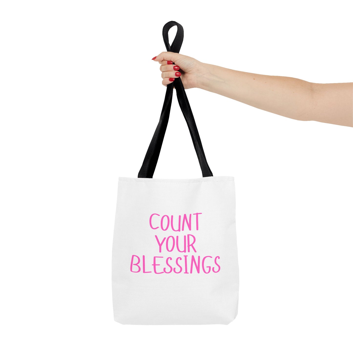 Inspirational Tote Bag - Count Your Blessings