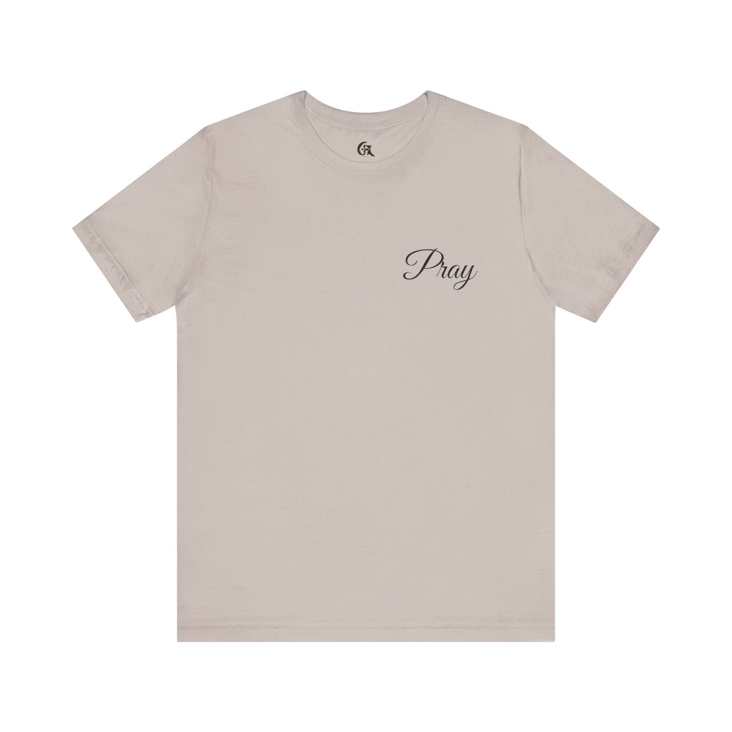 Pray Unisex Jersey Short Sleeve Tee - Inspirational Apparel for Faith