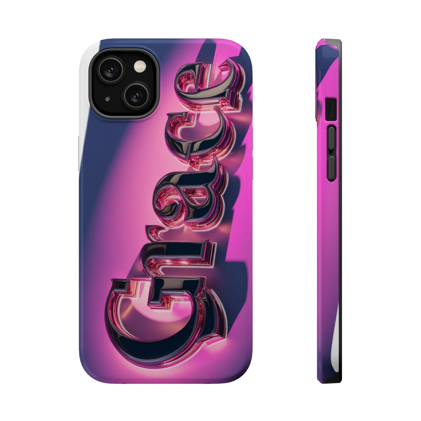 Magnetic iPhone Case - 'Grace' Design for Stylish Protection