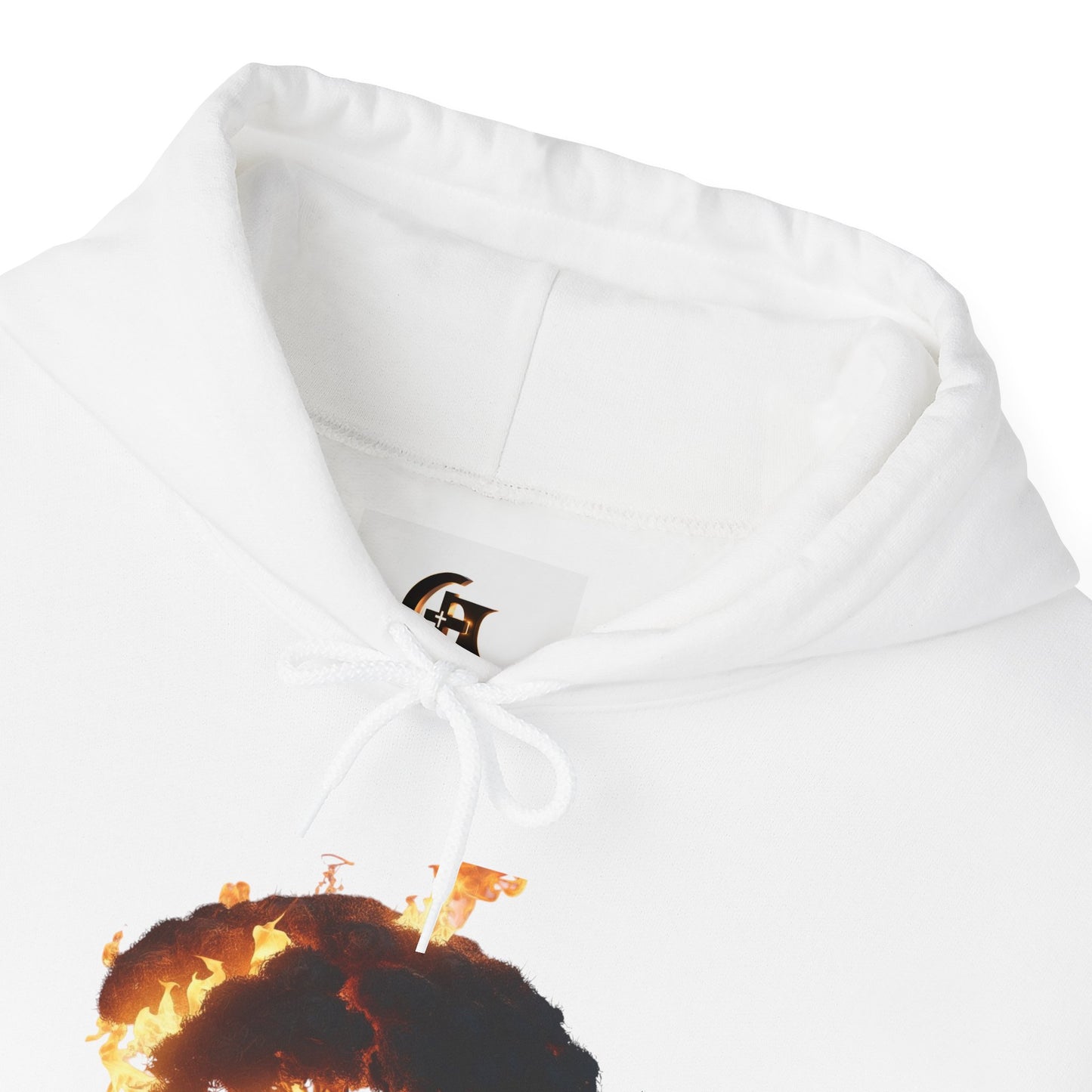 Exodus 32:5 Burning Bush Hooded Sweatshirt - Unisex Heavy Blend