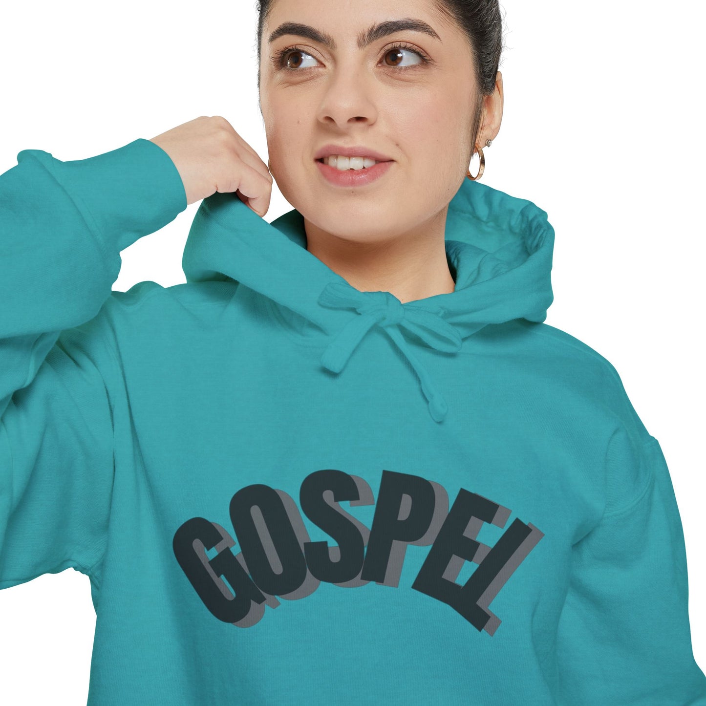 Gospel Unisex Garment-Dyed Hoodie - Casual Comfort for Faith-Inspired Style