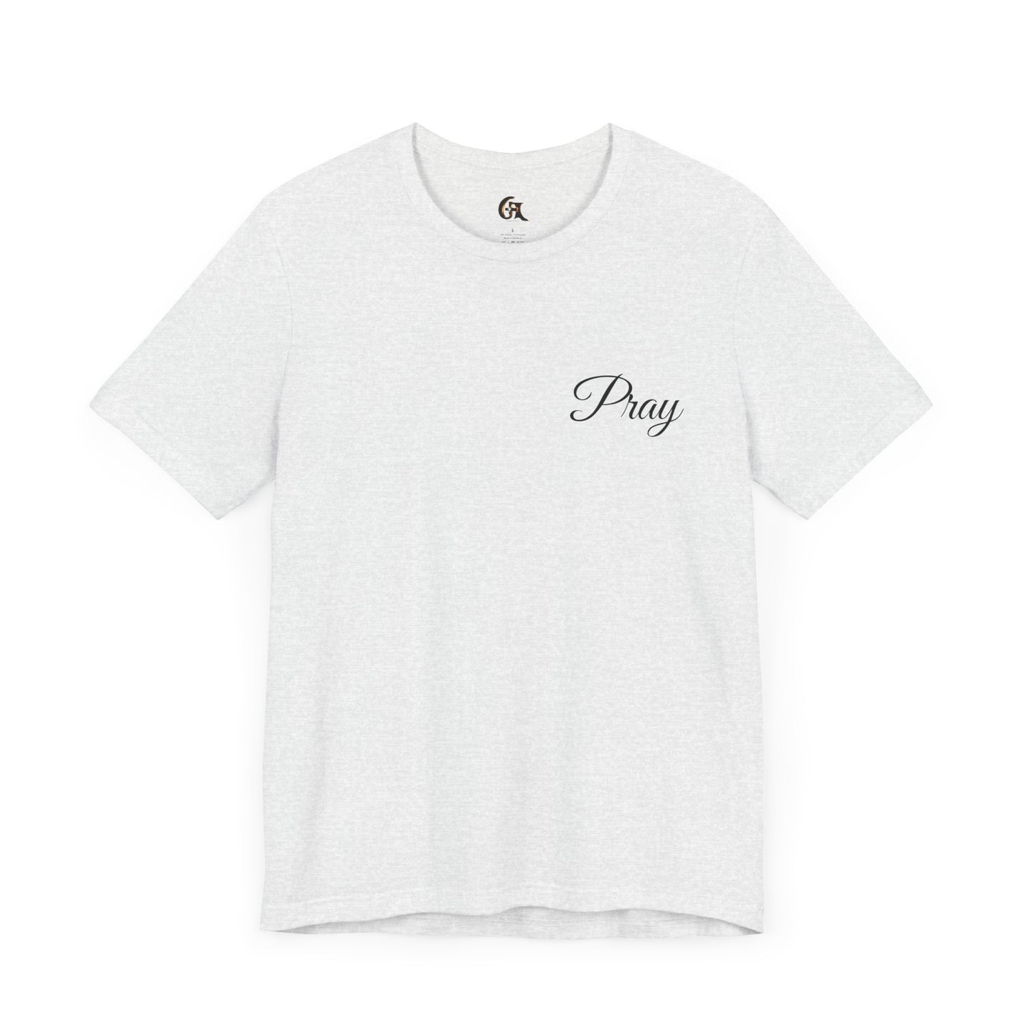 Pray Unisex Jersey Short Sleeve Tee - Inspirational Apparel for Faith