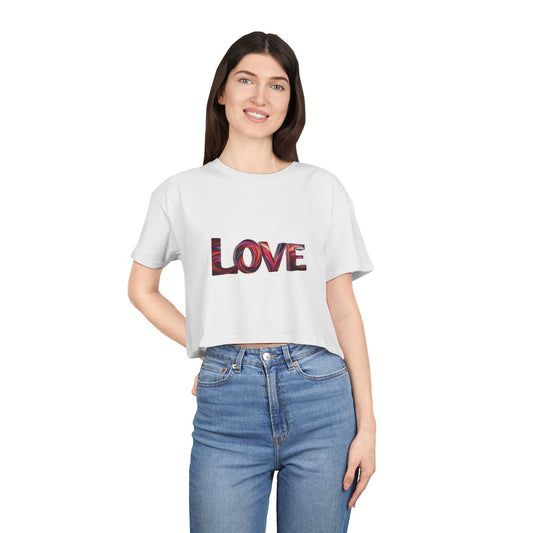 Love - Women's Crop Tee