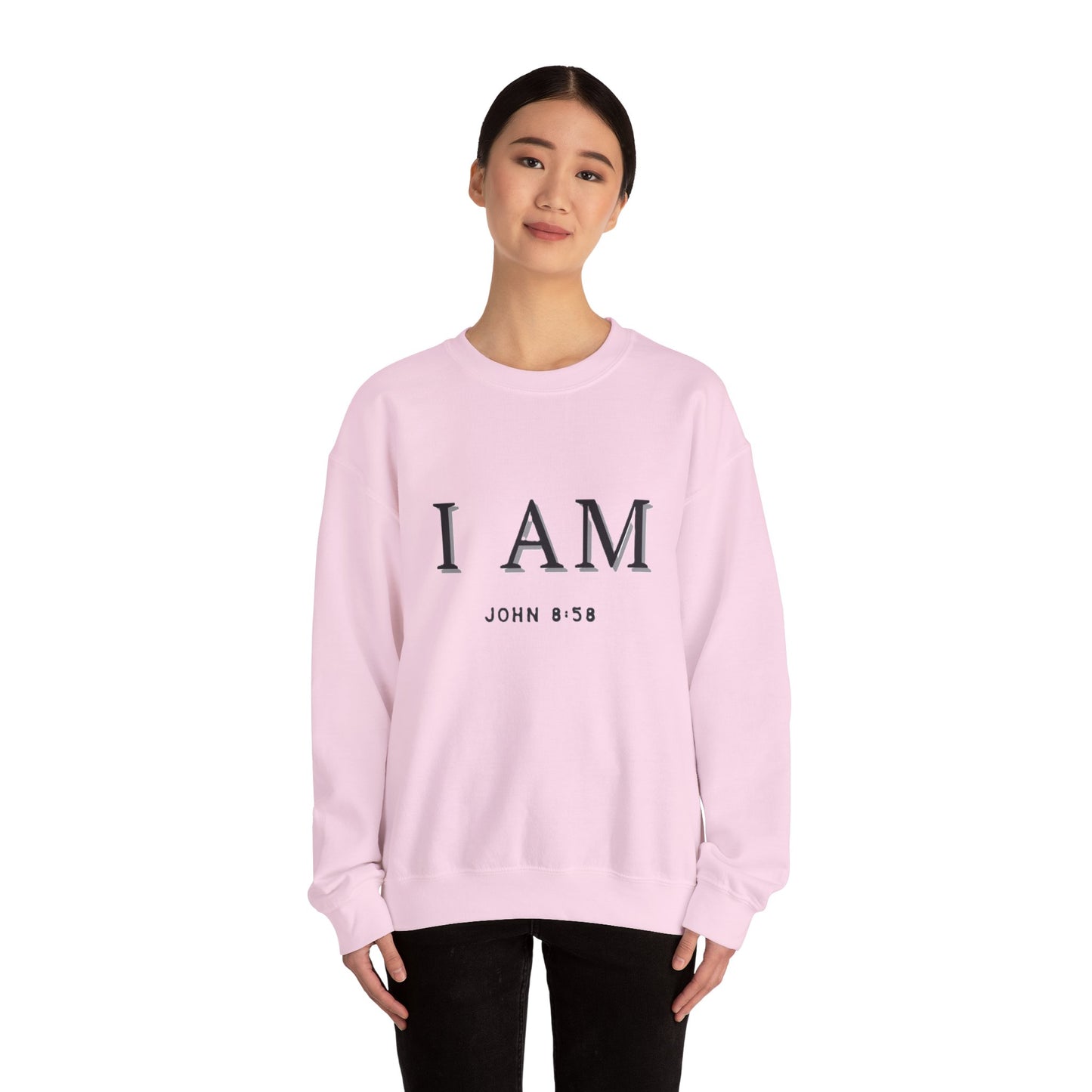 Women's Inspirational I AM Crewneck Sweatshirt -John 8:58