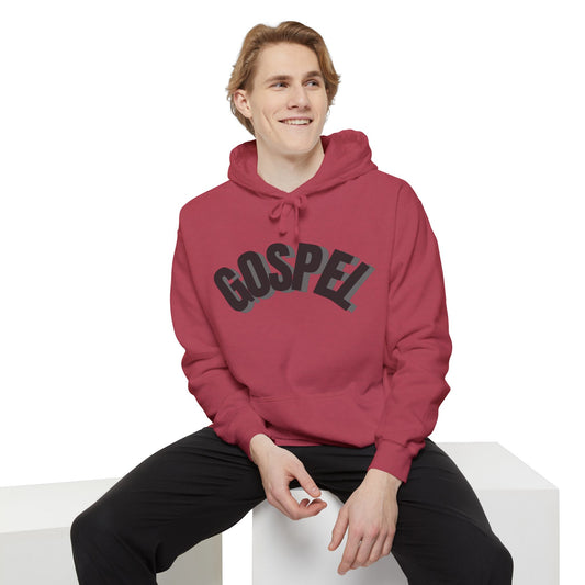 Gospel Unisex Garment-Dyed Hoodie - Casual Comfort for Faith-Inspired Style