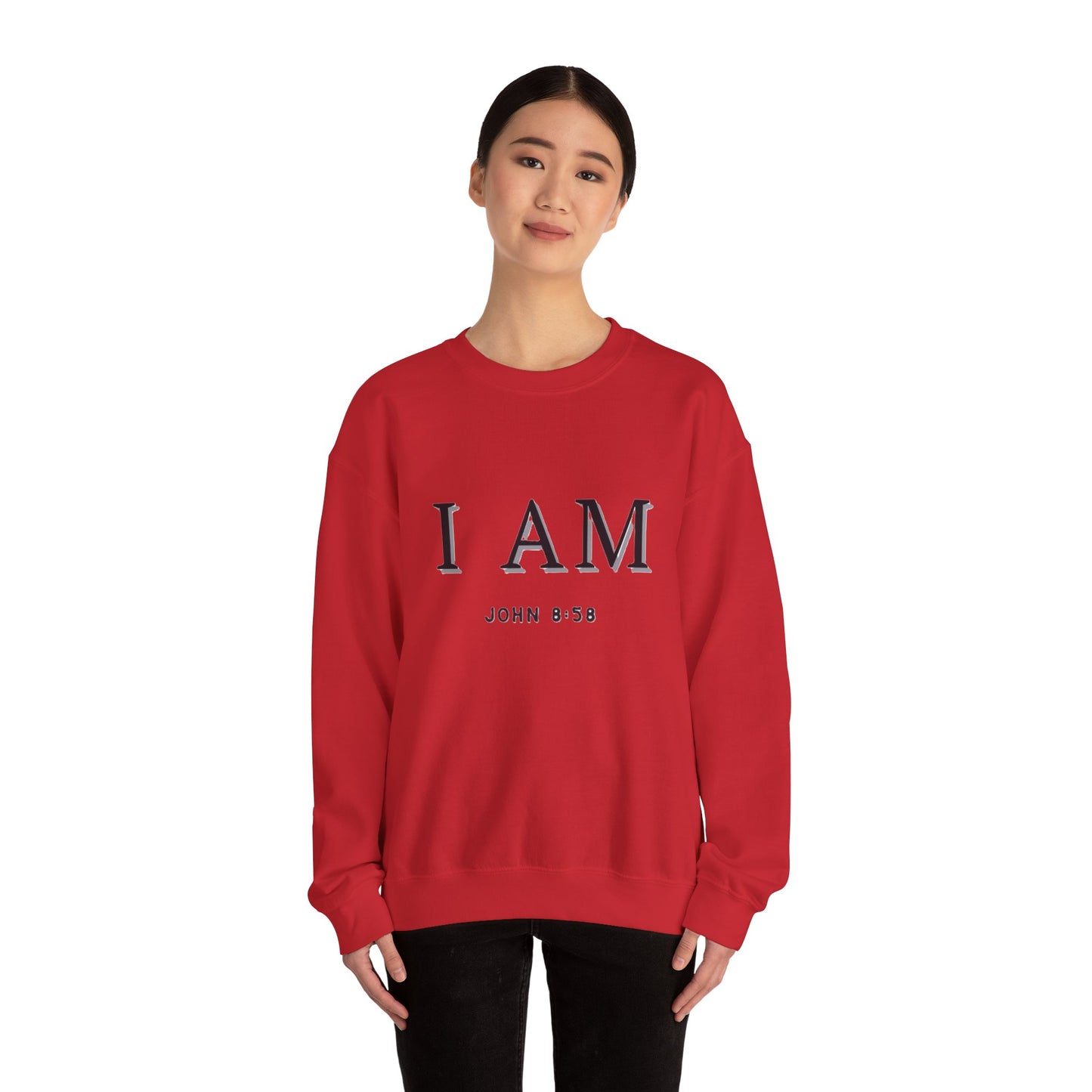 Women's Inspirational I AM Crewneck Sweatshirt -John 8:58