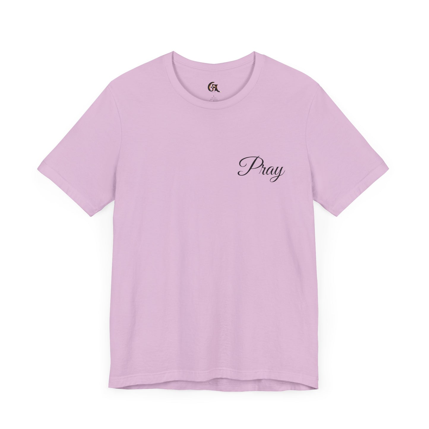 Pray Unisex Jersey Short Sleeve Tee - Inspirational Apparel for Faith