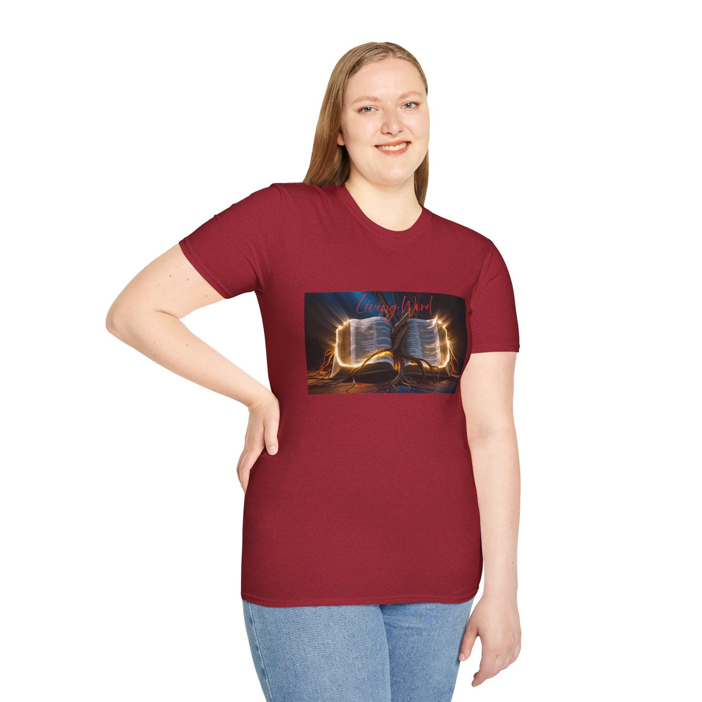 Living Word Unisex Softstyle T-Shirt - Inspirational Christian Apparel