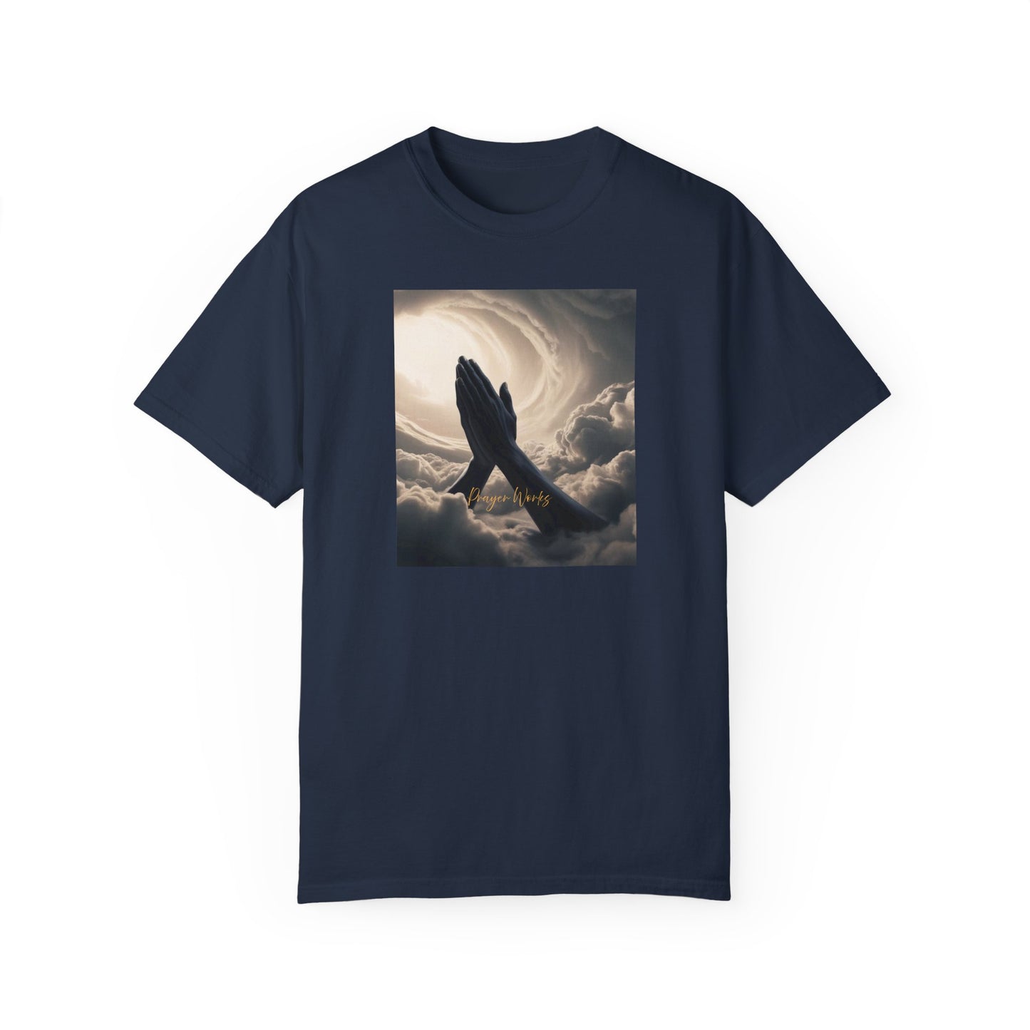 Praying Hands Unisex Garment-Dyed T-Shirt - Spiritual for Everyday Wear