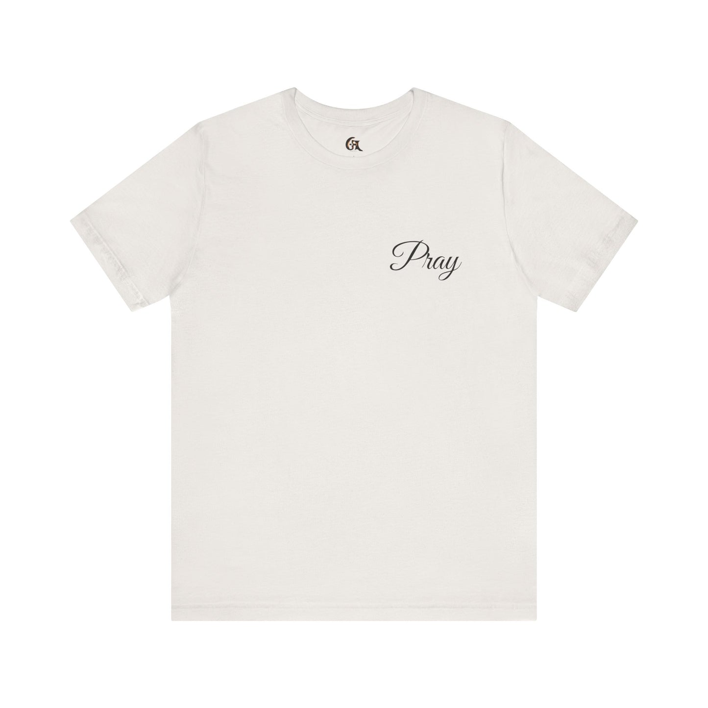 Pray Unisex Jersey Short Sleeve Tee - Inspirational Apparel for Faith