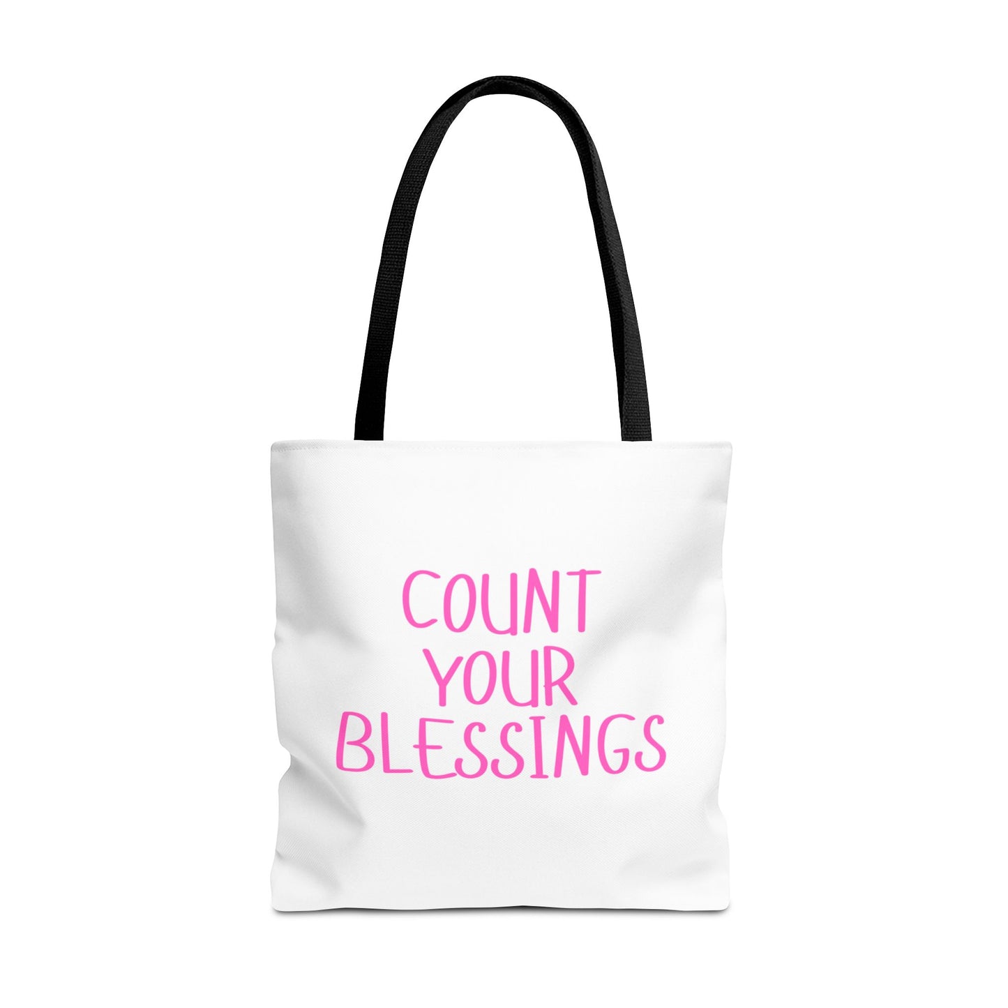 Inspirational Tote Bag - Count Your Blessings