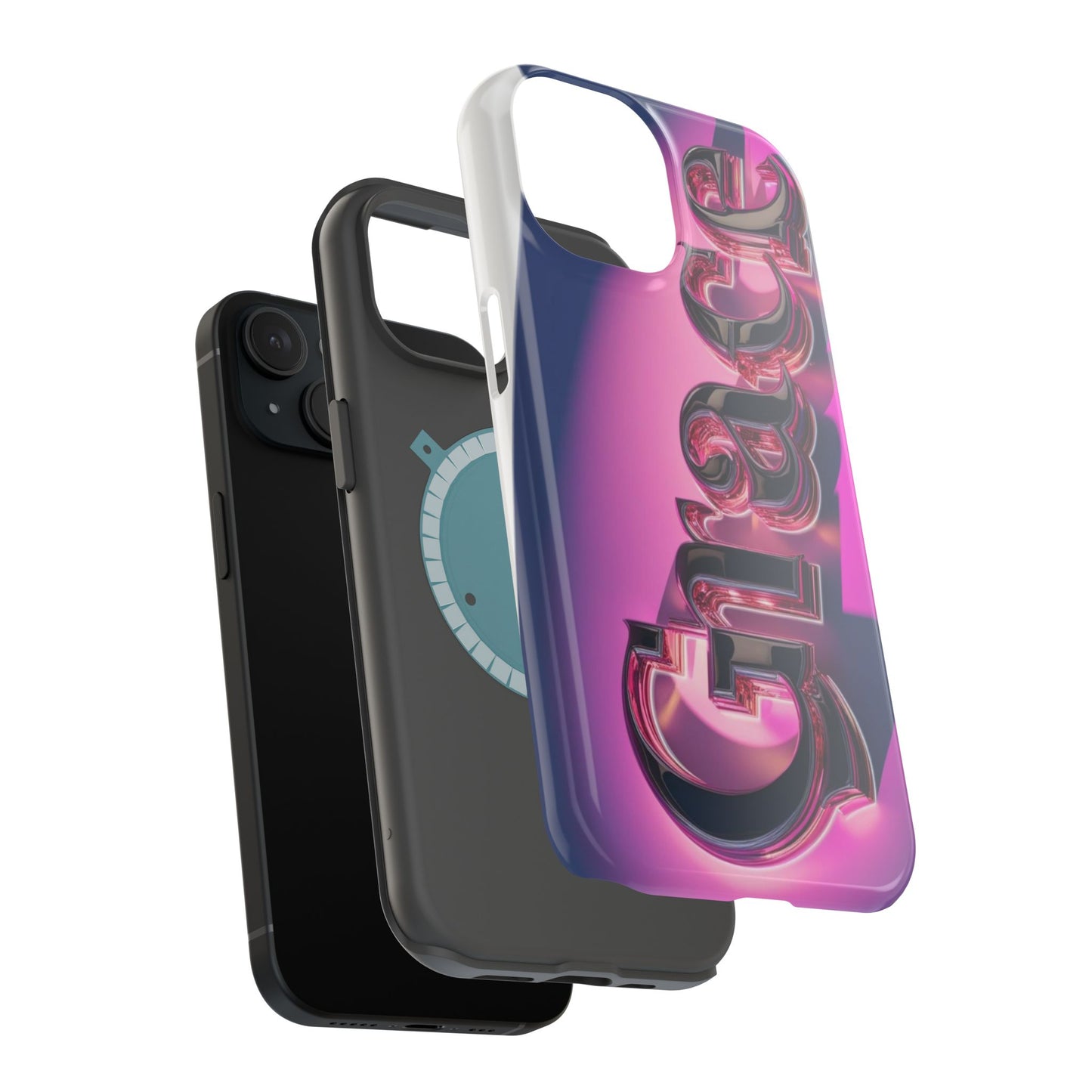 Magnetic iPhone Case - 'Grace' Design for Stylish Protection