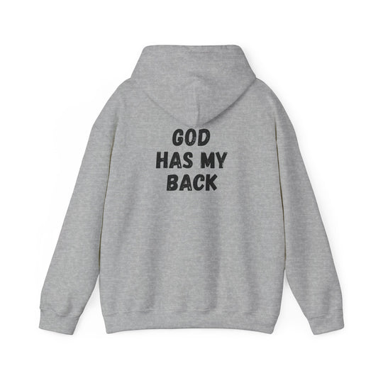 Unisex Heavy Hoodie - 'God Has My Back'