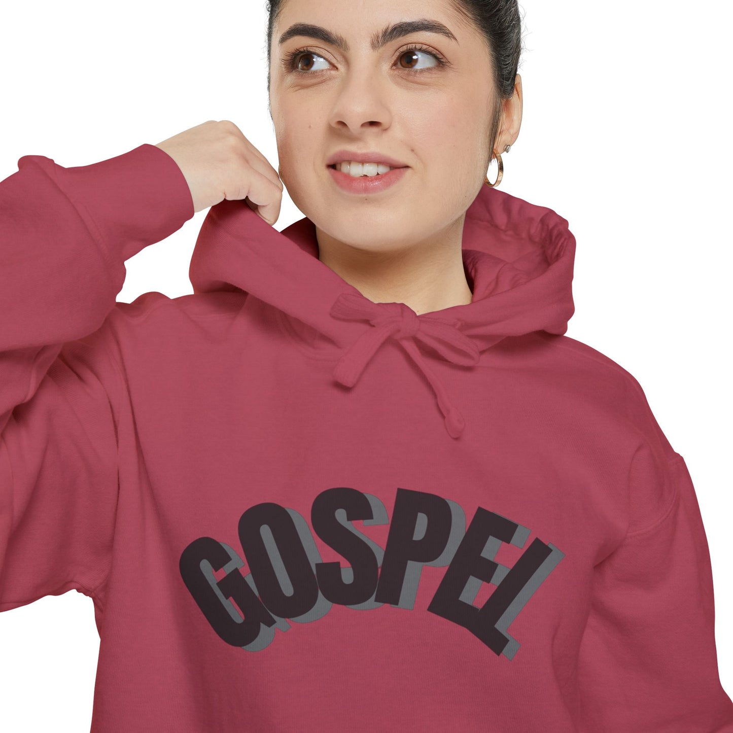 Gospel Unisex Garment-Dyed Hoodie - Casual Comfort for Faith-Inspired Style