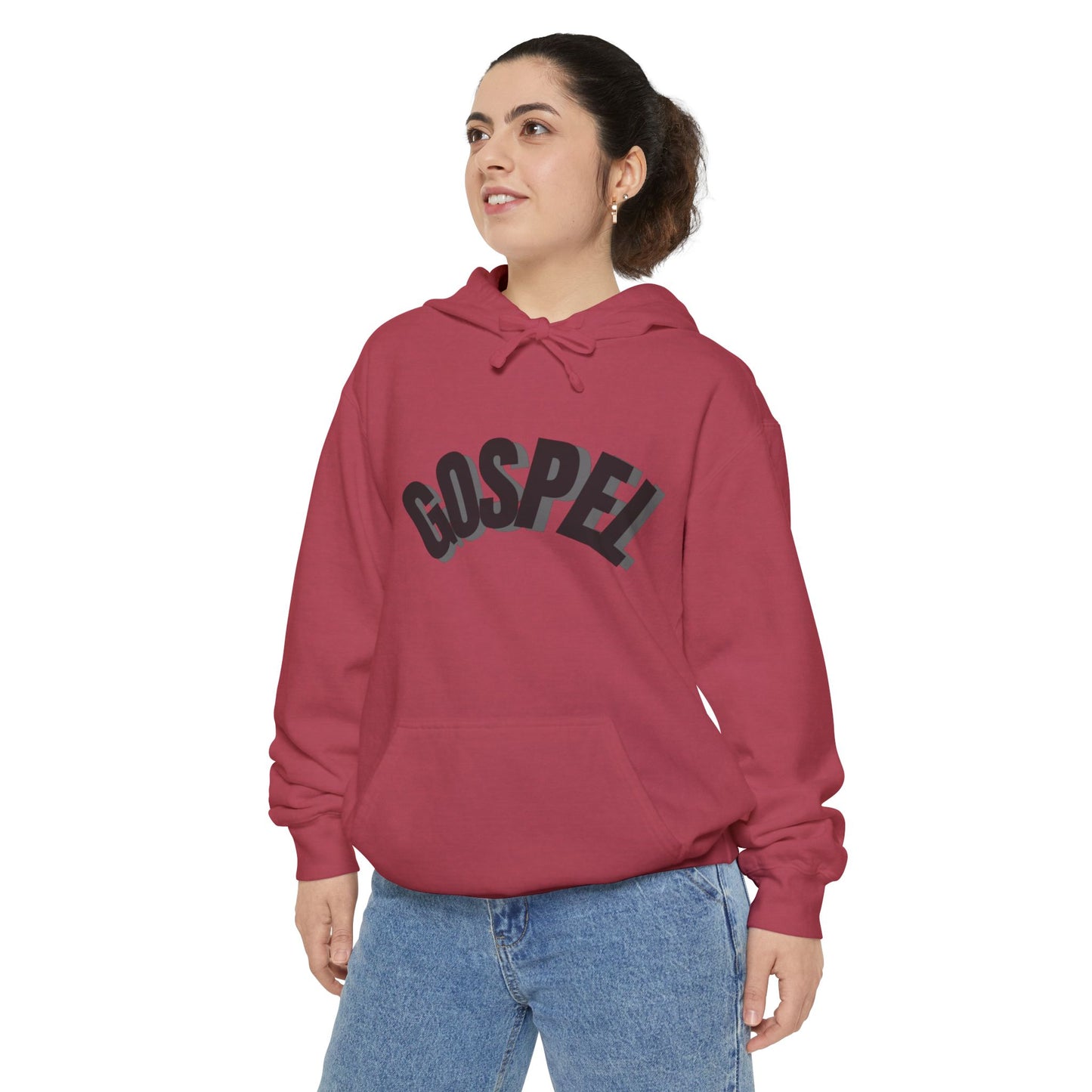 Gospel Unisex Garment-Dyed Hoodie - Casual Comfort for Faith-Inspired Style