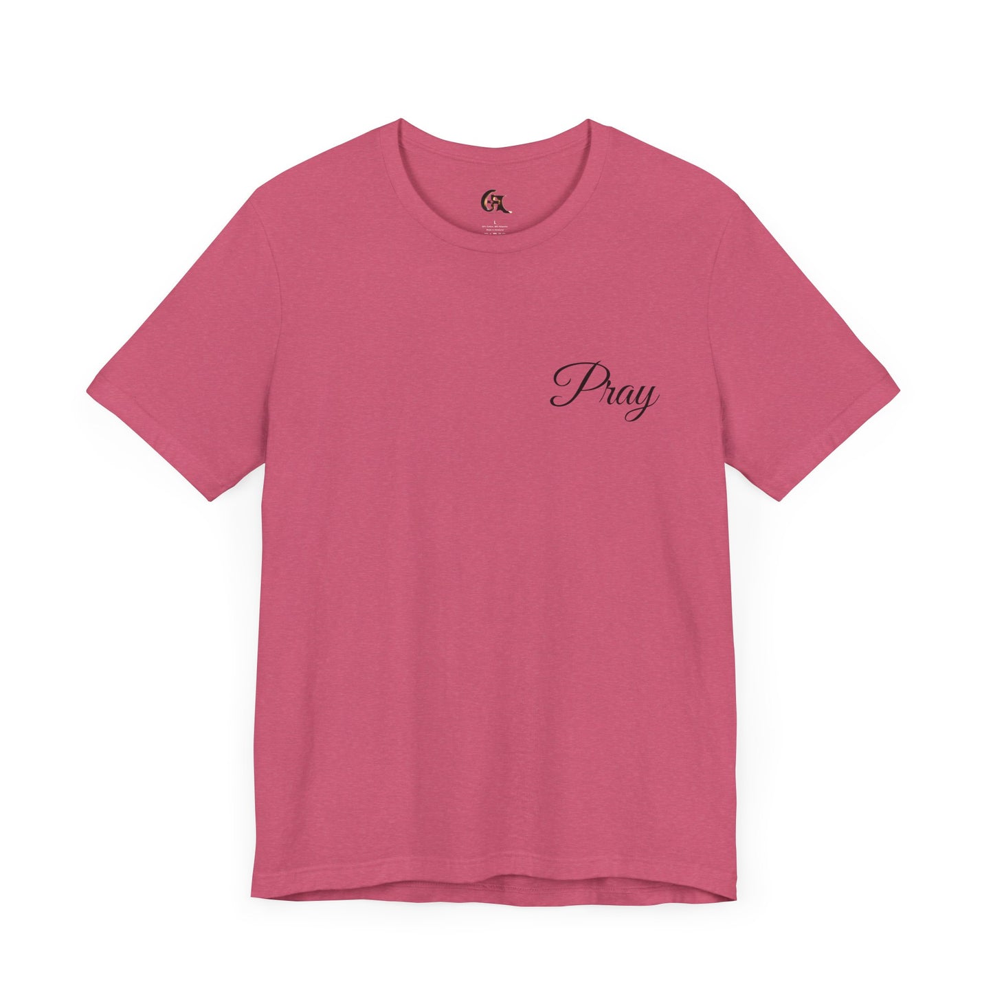 Pray Unisex Jersey Short Sleeve Tee - Inspirational Apparel for Faith