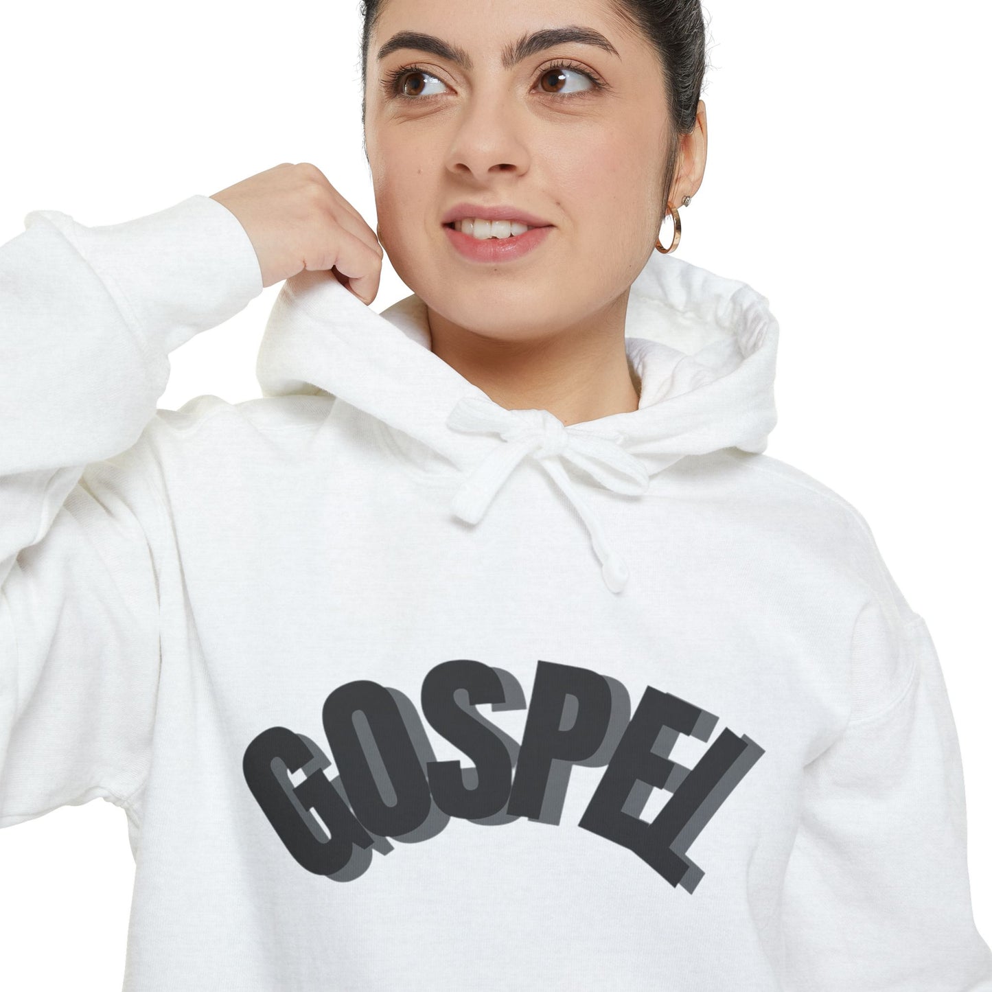 Gospel Unisex Garment-Dyed Hoodie - Casual Comfort for Faith-Inspired Style