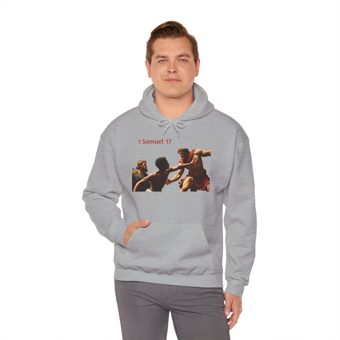 David and Goliath Unisex Hoodie - 1 Samuel 17