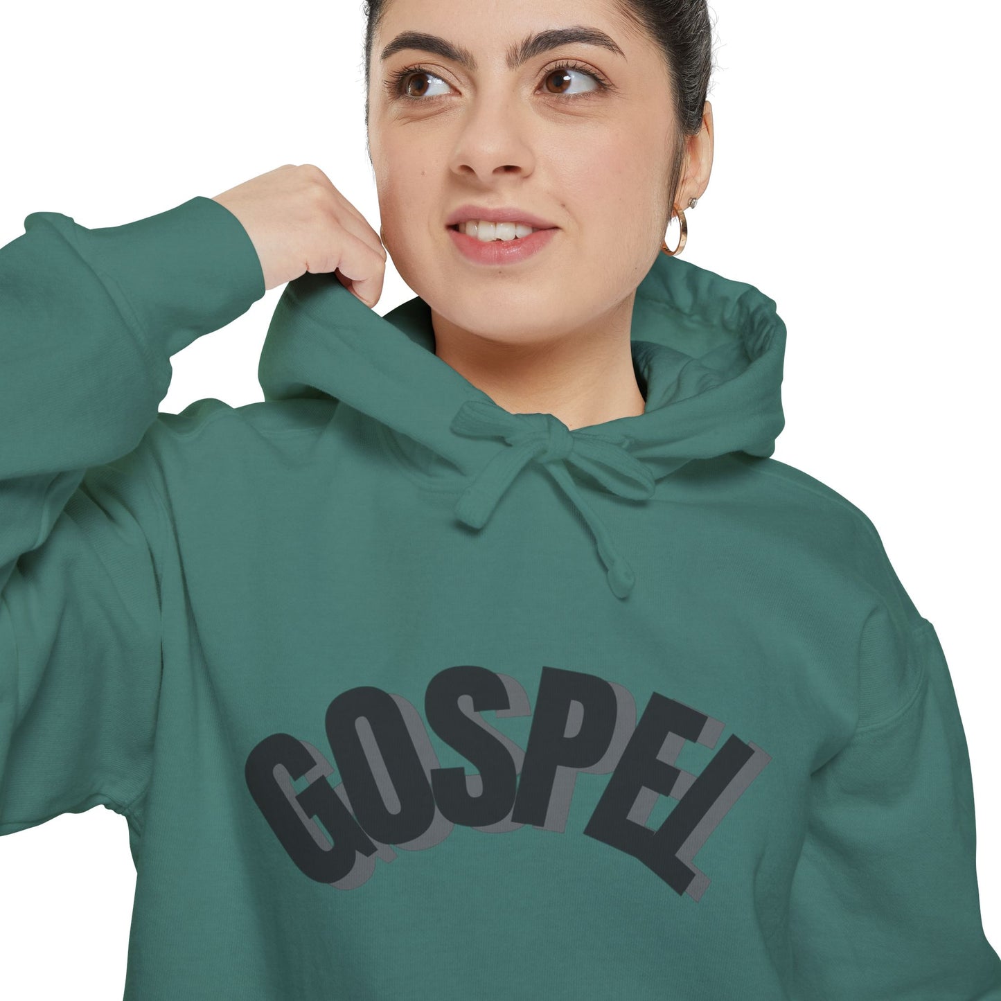 Gospel Unisex Garment-Dyed Hoodie - Casual Comfort for Faith-Inspired Style