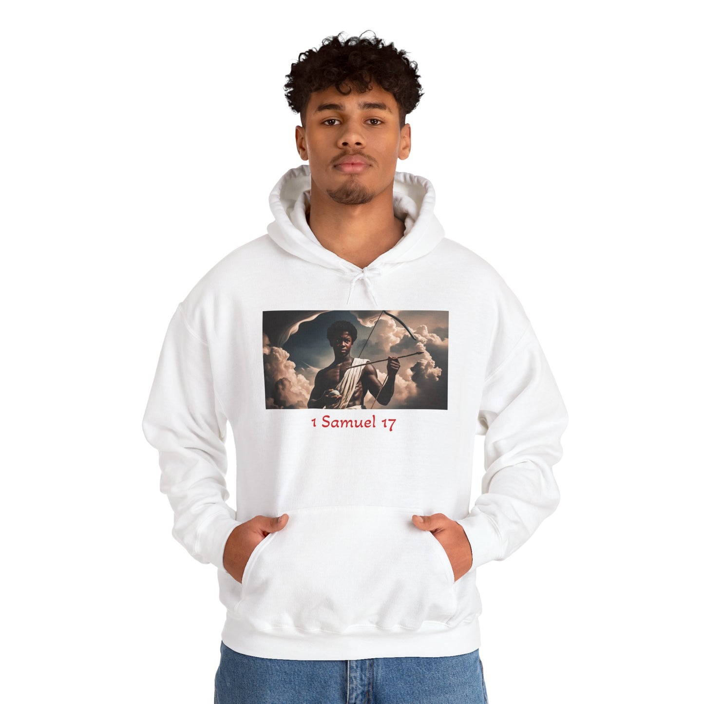 Inspirational Unisex David and Goliath Hoodie - 1 Samuel 17