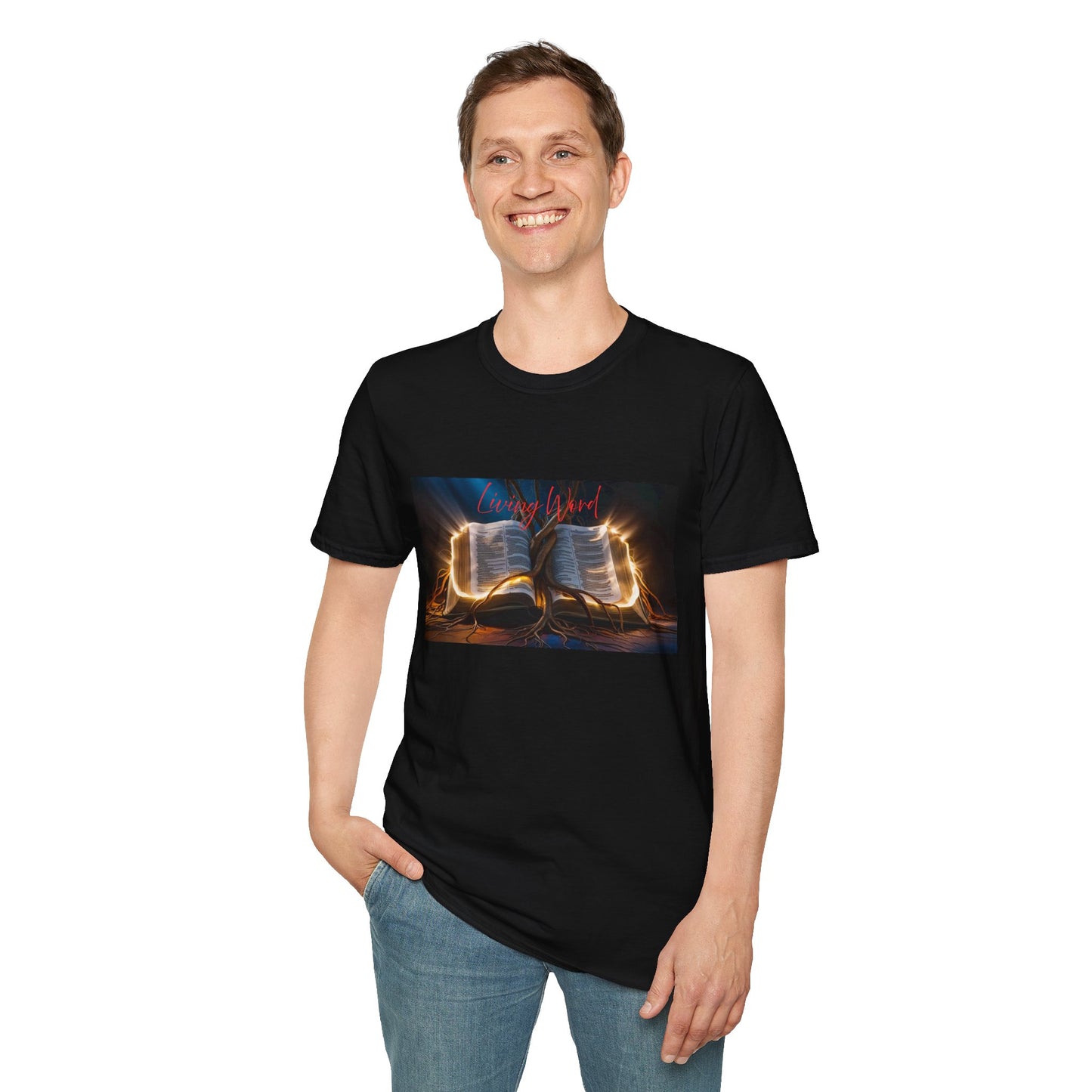 Living Word Unisex Softstyle T-Shirt - Inspirational Christian Apparel