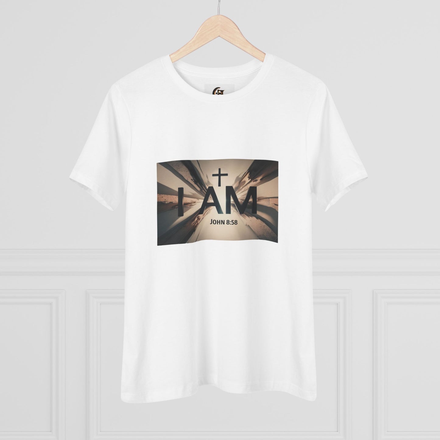 Inspirational Women Cotton Tee - I AM (John 8:58)