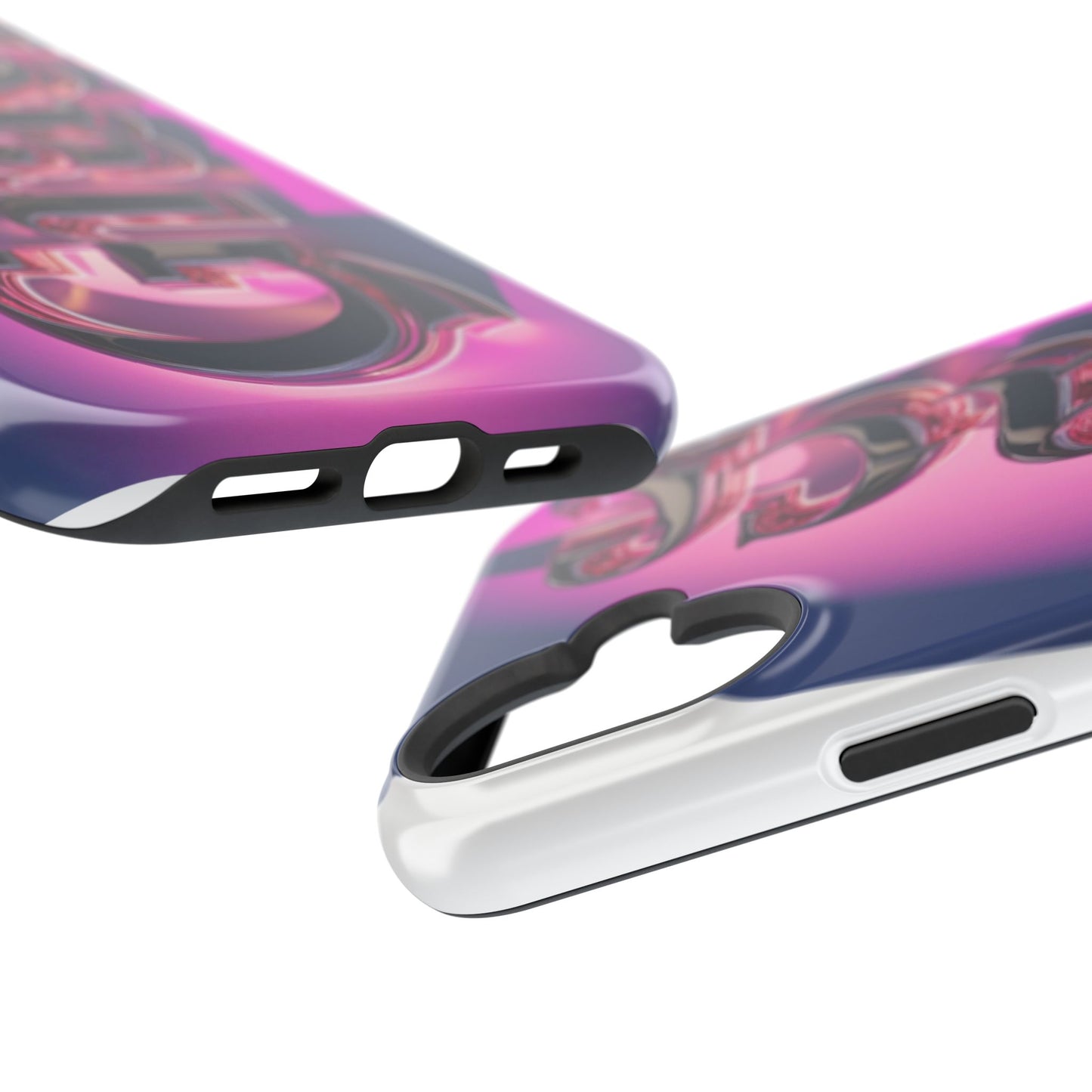 Magnetic iPhone Case - 'Grace' Design for Stylish Protection
