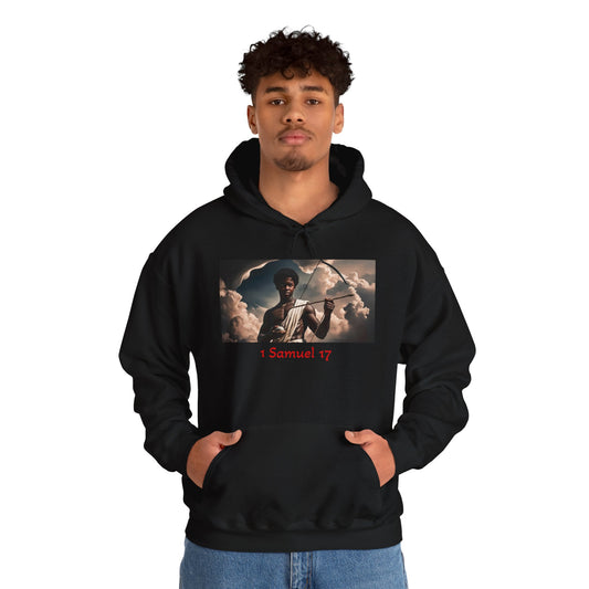 Inspirational Unisex David and Goliath Hoodie - 1 Samuel 17
