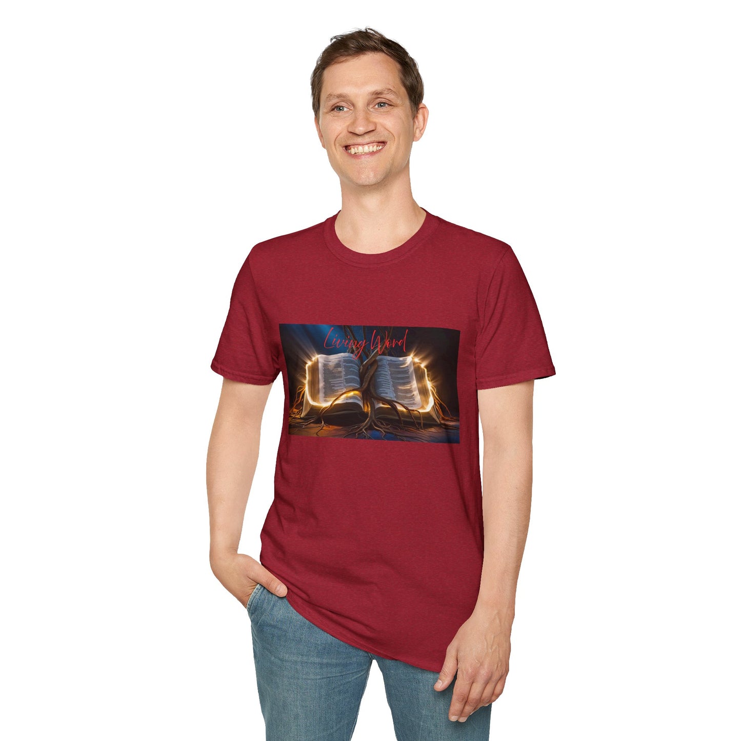 Living Word Unisex Softstyle T-Shirt - Inspirational Christian Apparel